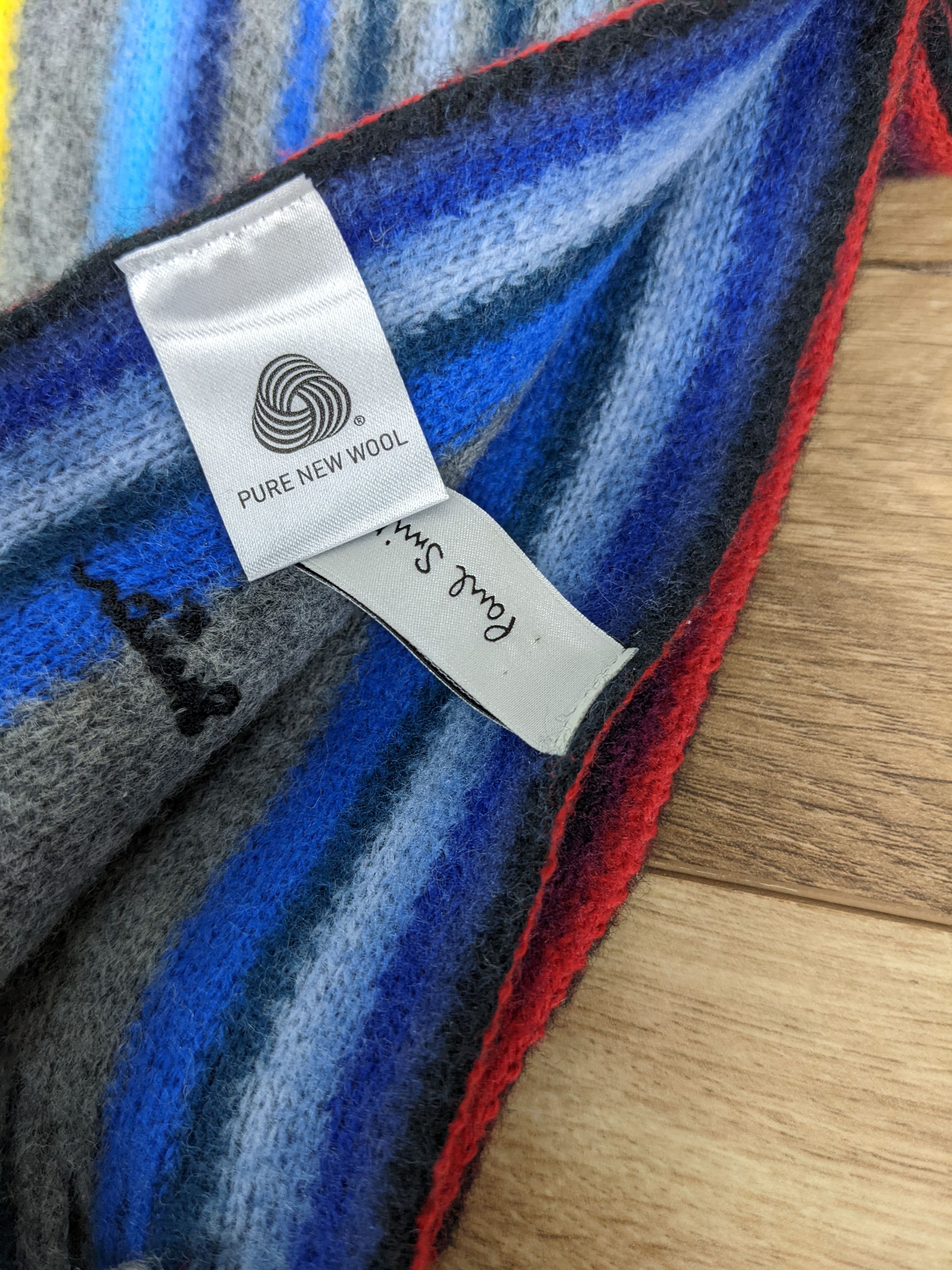 Paul Smith Paul Smith scarf wool multi colour Size ONE SIZE - 9 Thumbnail