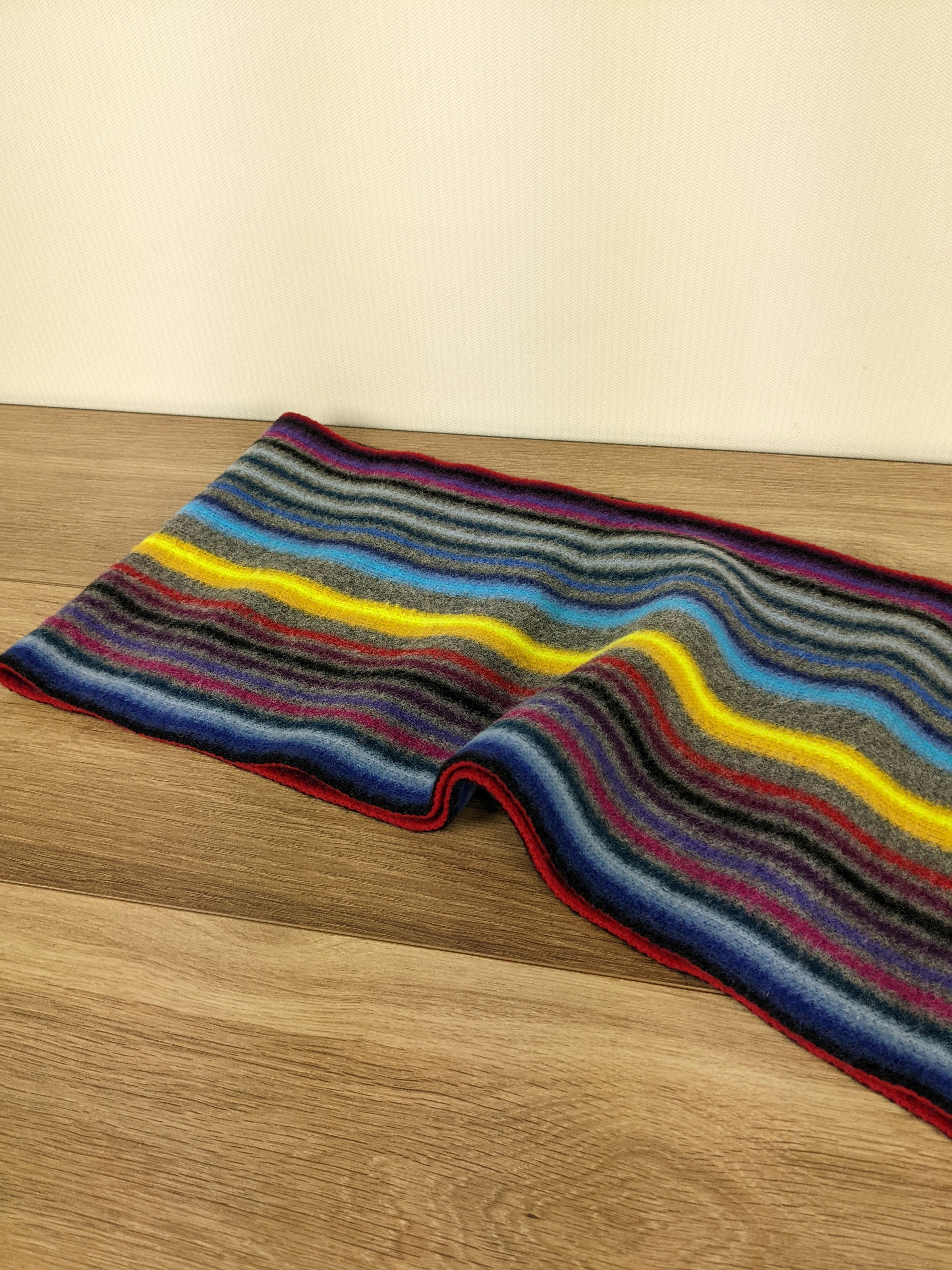 Paul Smith Paul Smith scarf wool multi colour Size ONE SIZE - 3 Thumbnail