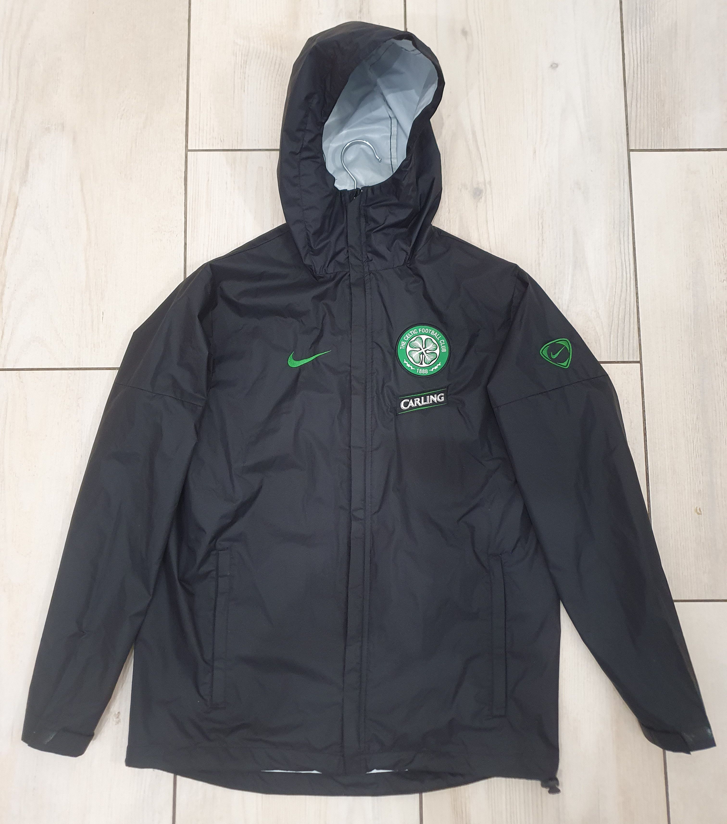 image of Nike Celtic Glasgow Size S New Jacket Football Soccer in Black, Men's