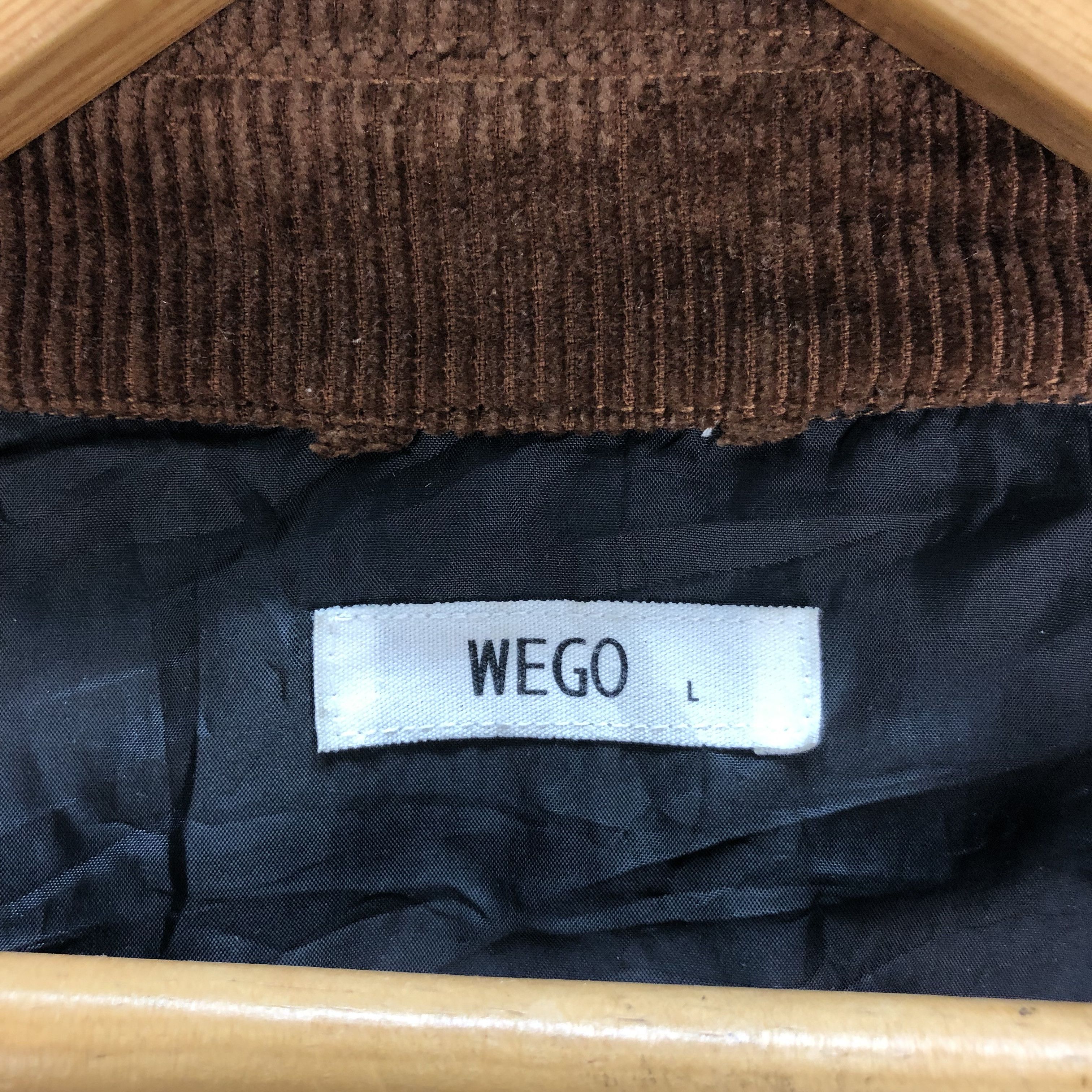 Japanese Brand WEGO OVERSIZED CORDUROY JACKET #6499-69 Size US L / EU 52-54 / 3 - 7 Thumbnail