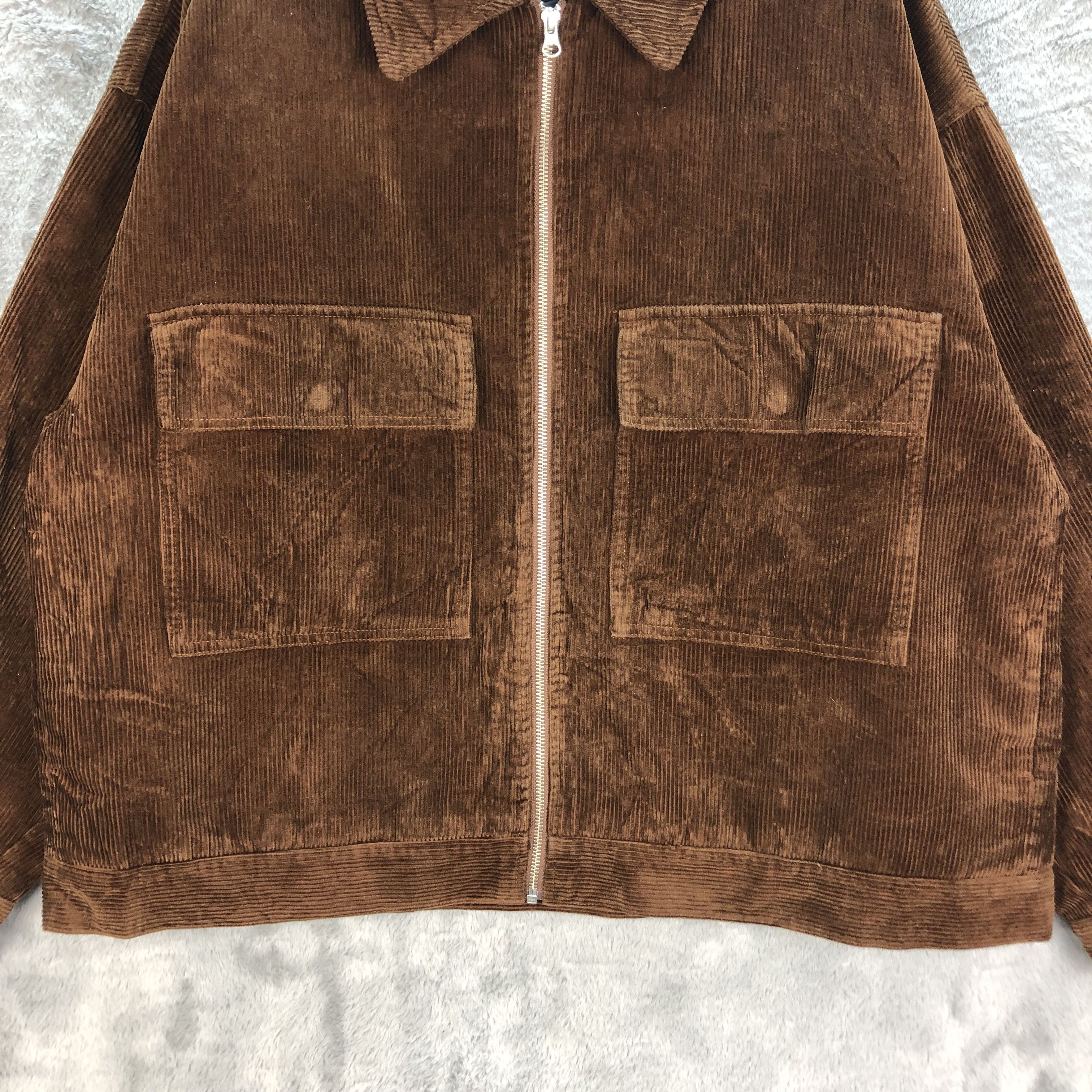 Japanese Brand WEGO OVERSIZED CORDUROY JACKET #6499-69 Size US L / EU 52-54 / 3 - 3 Thumbnail