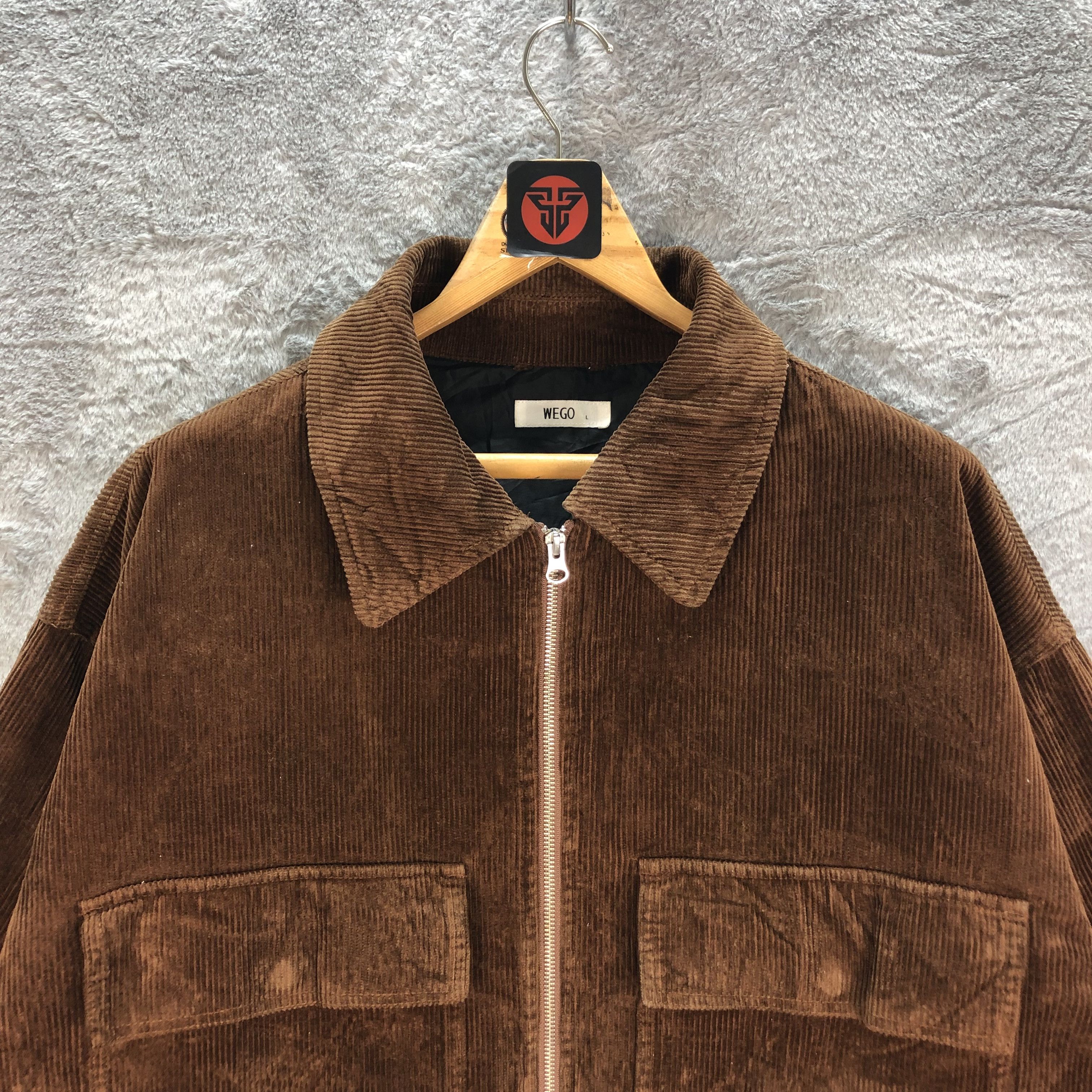 Japanese Brand WEGO OVERSIZED CORDUROY JACKET #6499-69 Size US L / EU 52-54 / 3 - 2 Thumbnail