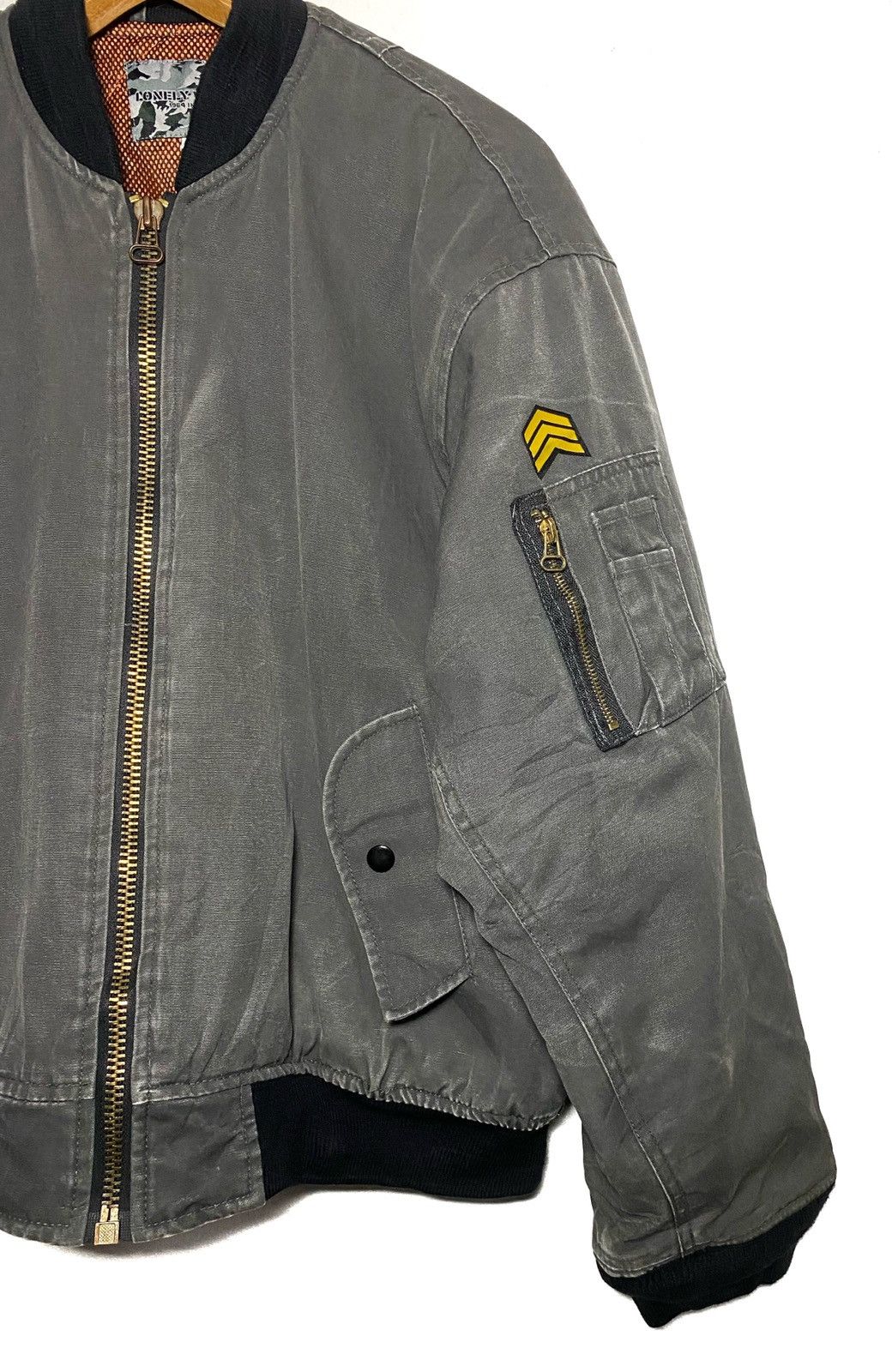 Japanese Brand Japanese Brand Lonely Wolf Bomber Jacket Size US L / EU 52-54 / 3 - 5 Thumbnail
