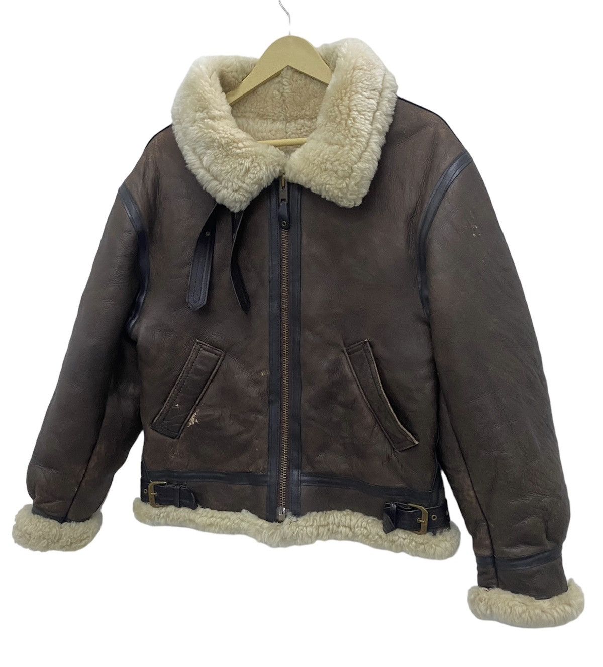 Vintage Vintage B-3 Air Force Jacket Sherpa Size US M / EU 48-50 / 2 - 2 Thumbnail