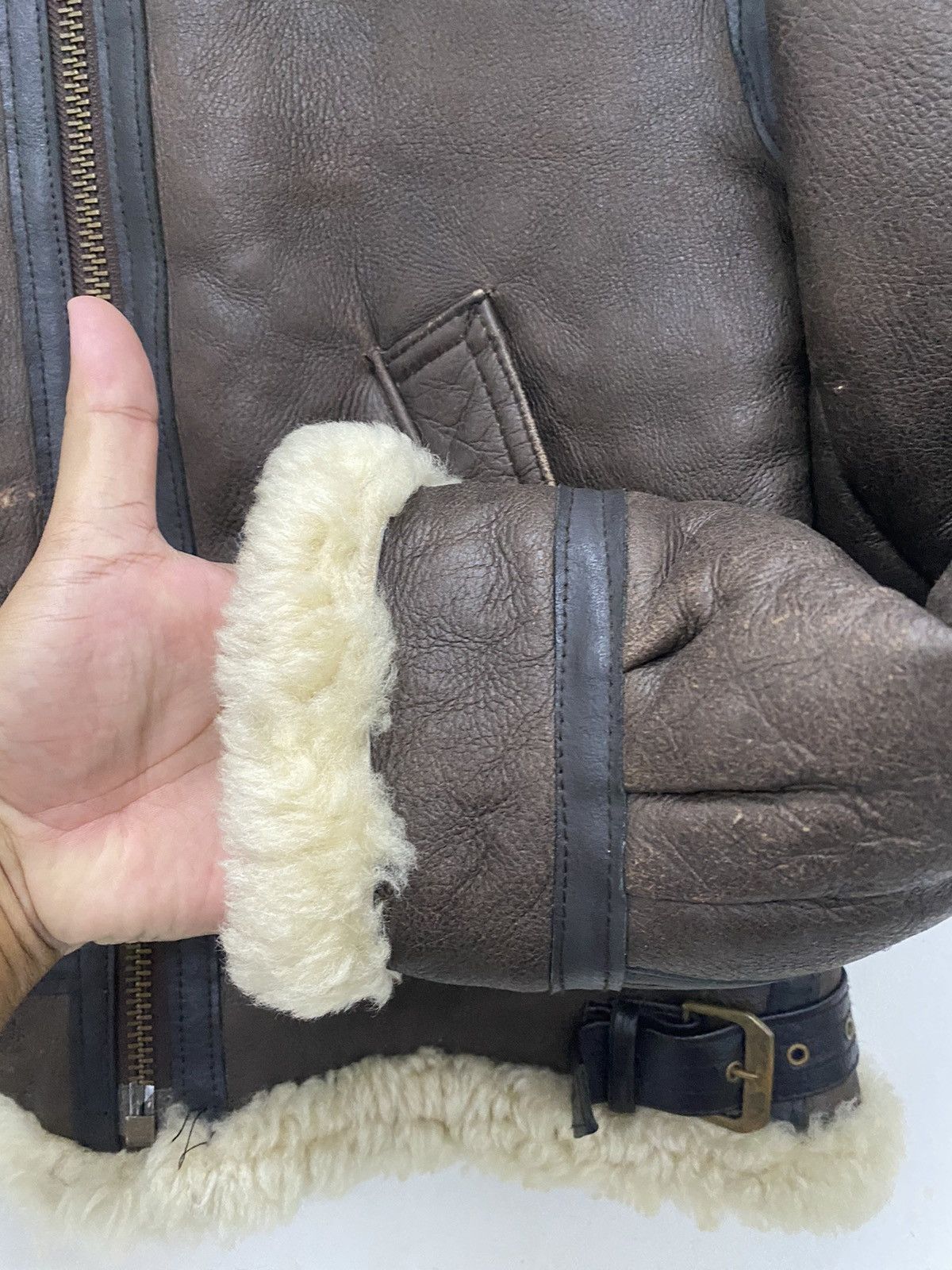 Vintage Vintage B-3 Air Force Jacket Sherpa Size US M / EU 48-50 / 2 - 11 Thumbnail
