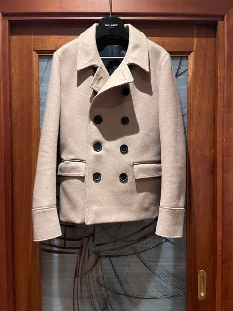 Dior × Hedi Slimane AW04 Dior Homme VOTC Wool Peacoat sz 46 Size US S / EU 44-46 / 1 - 1 Thumbnail
