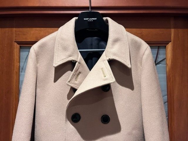 Dior × Hedi Slimane AW04 Dior Homme VOTC Wool Peacoat sz 46 Size US S / EU 44-46 / 1 - 2 Thumbnail