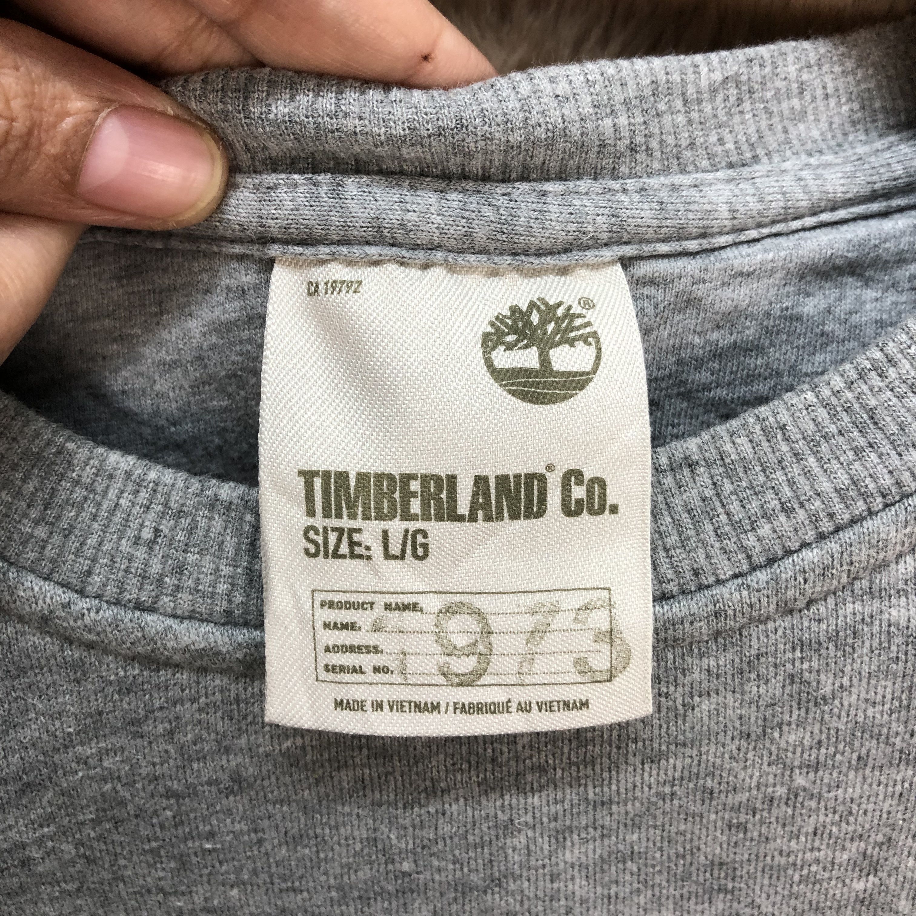 Timberland TIMBERLAND BIG LOGO SWEATSHIRTS #6474-69 Size US L / EU 52-54 / 3 - 7 Thumbnail
