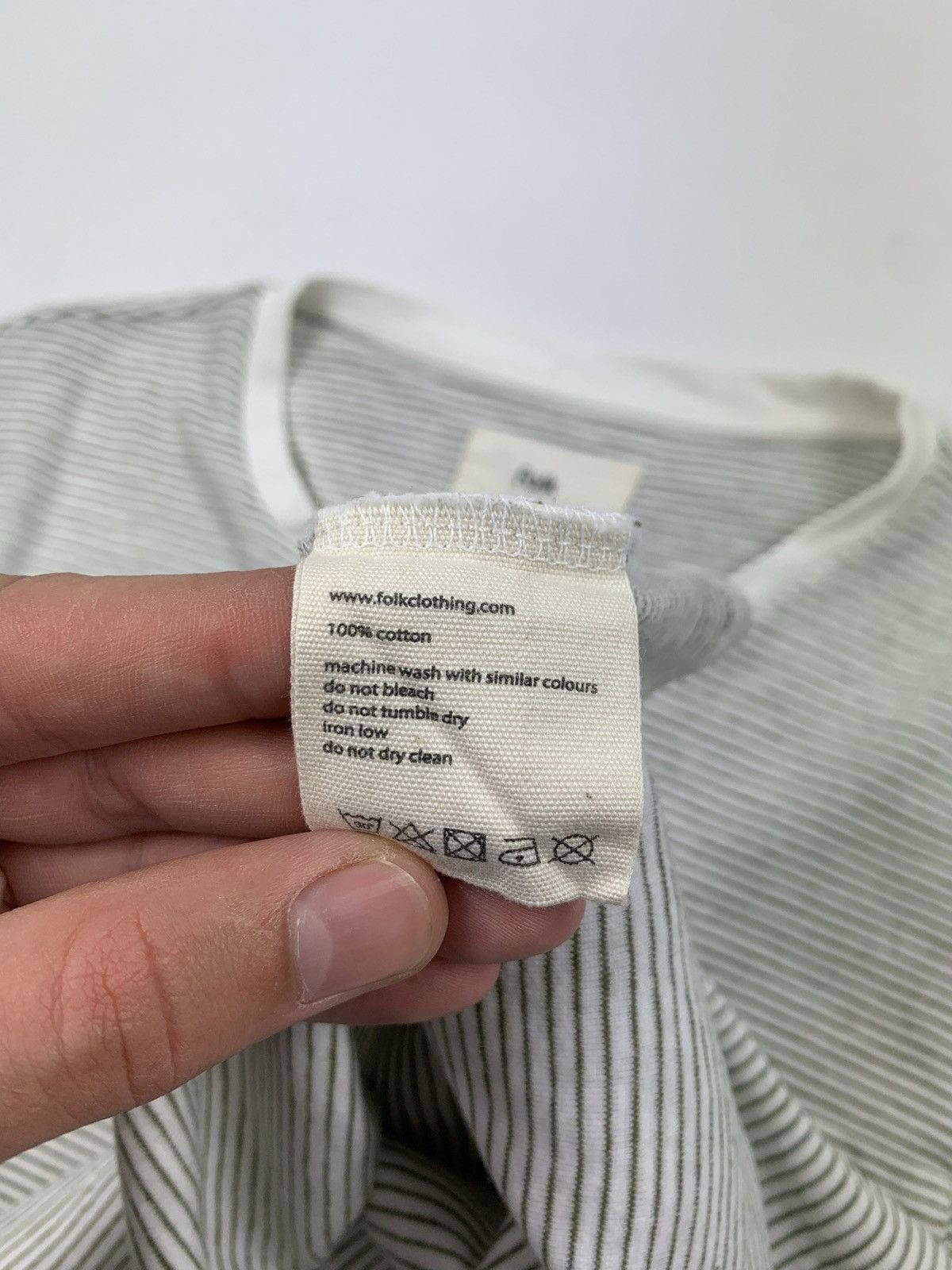 Folk Folk men’s short sleeve striped t shirt size 3 Size US L / EU 52-54 / 3 - 7 Thumbnail