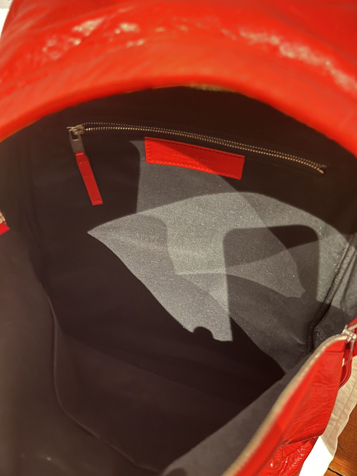 Balenciaga New Balenciaga Arena Red Leather Backpack $2400 Size ONE SIZE - 11 Thumbnail