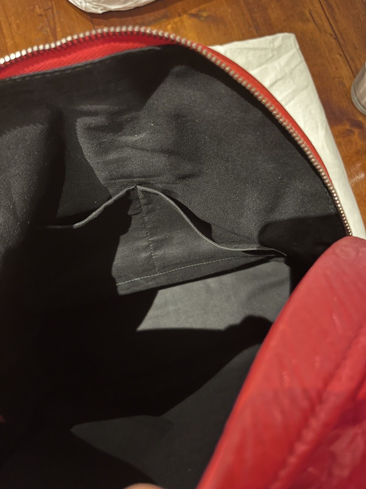 Balenciaga New Balenciaga Arena Red Leather Backpack $2400 Size ONE SIZE - 13 Thumbnail