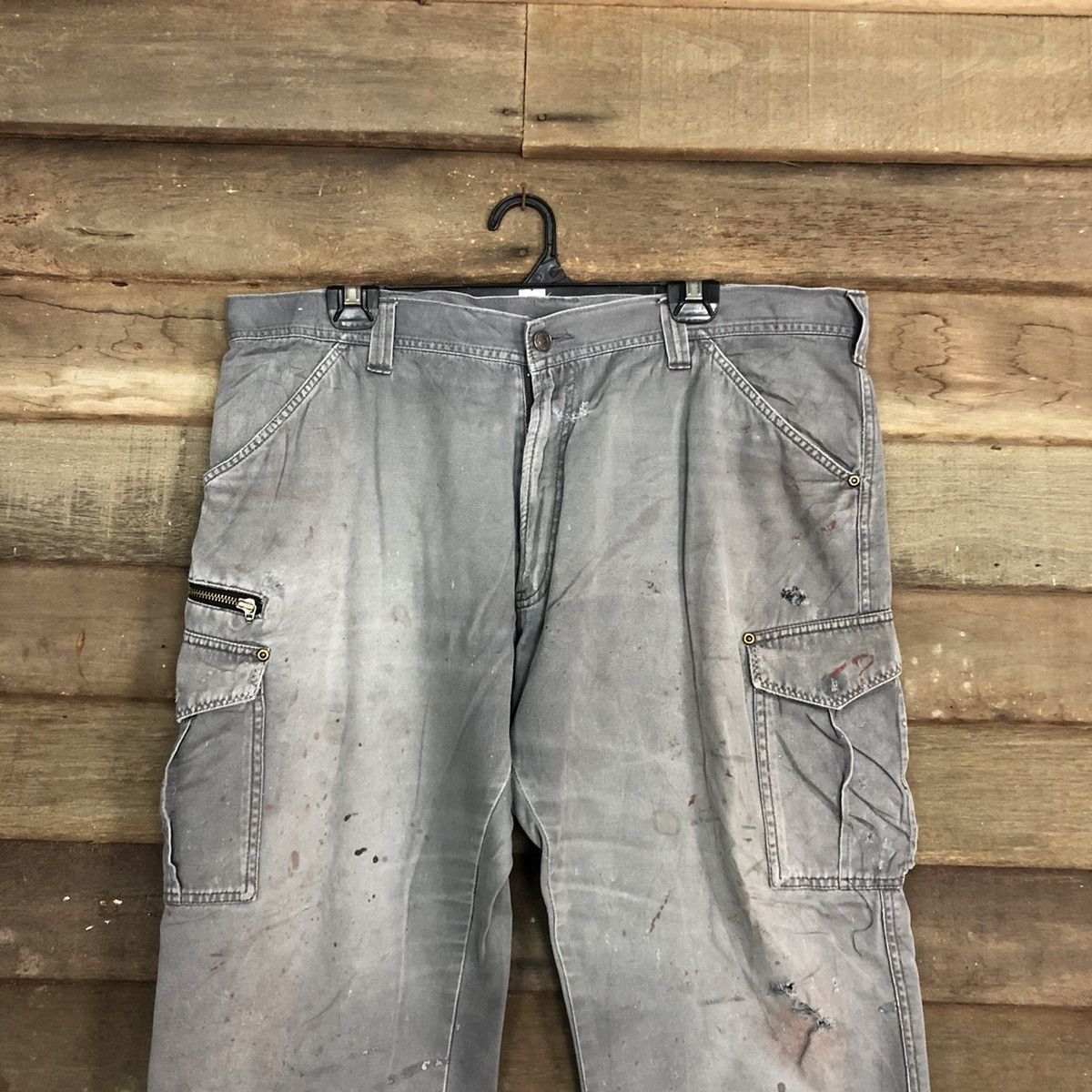 Faded Glory DLL JapAn Grey Multipocket Tactical Cargo Pants #c992 Size US 36 / EU 52 - 2 Thumbnail