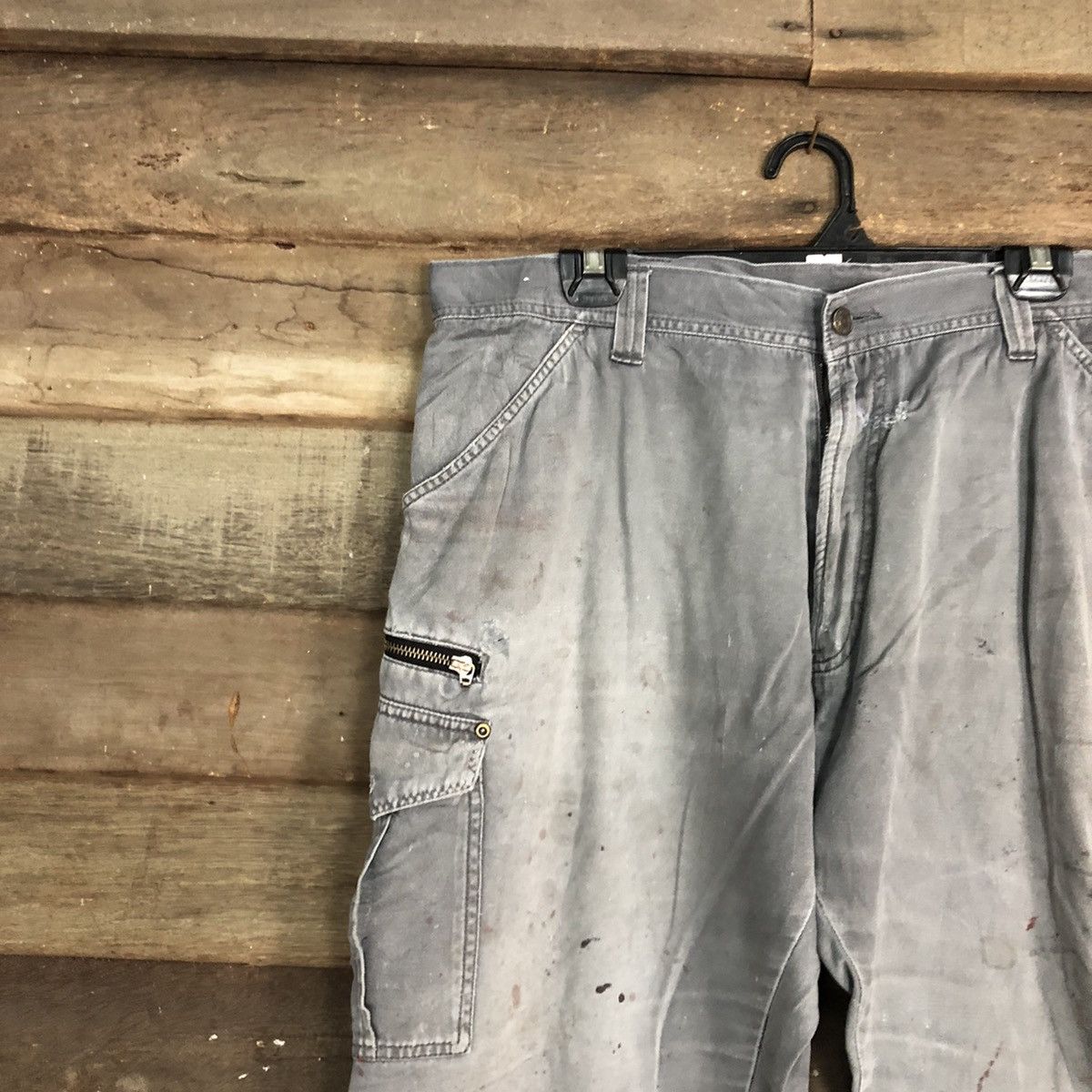 Faded Glory DLL JapAn Grey Multipocket Tactical Cargo Pants #c992 Size US 36 / EU 52 - 6 Thumbnail