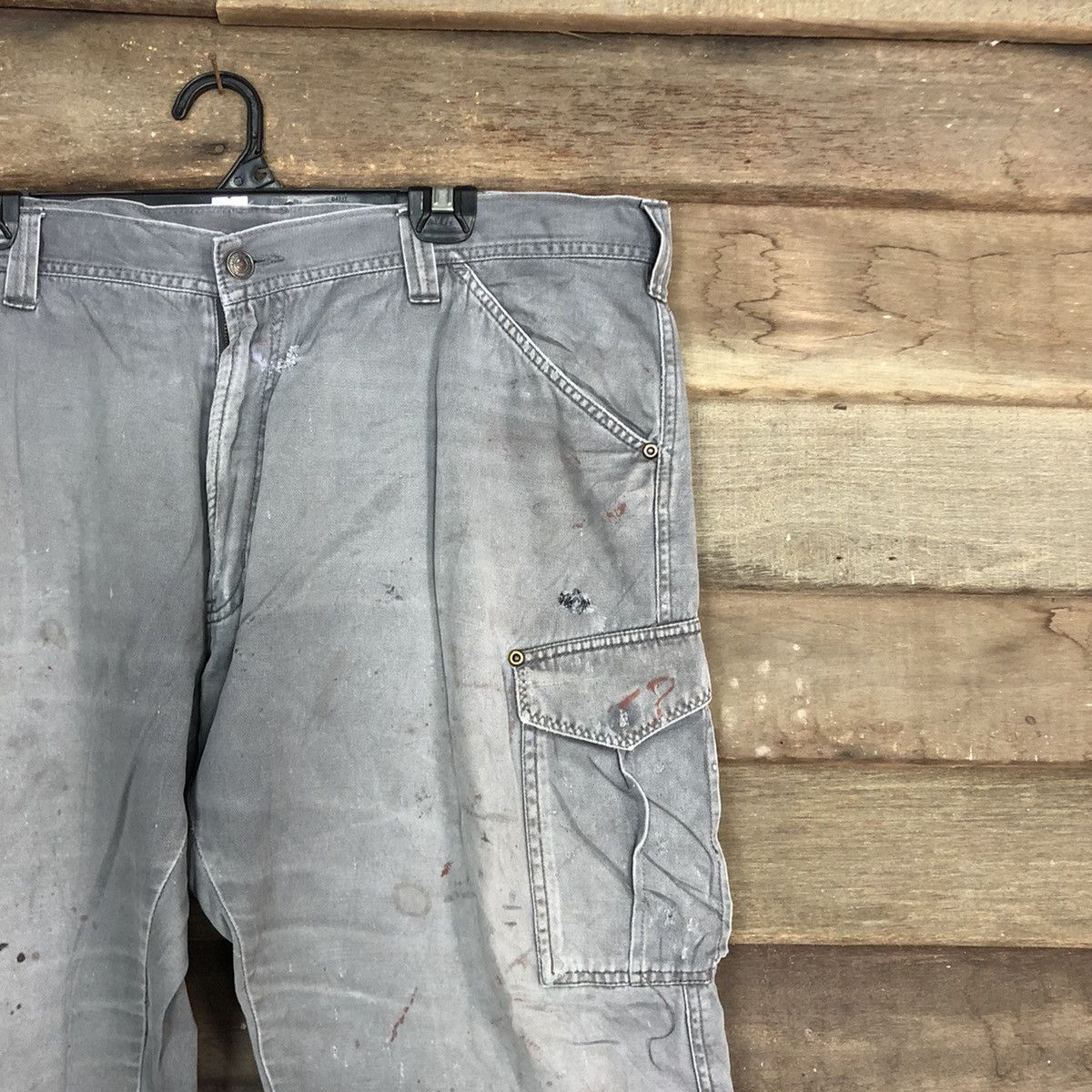 Faded Glory DLL JapAn Grey Multipocket Tactical Cargo Pants #c992 Size US 36 / EU 52 - 5 Thumbnail