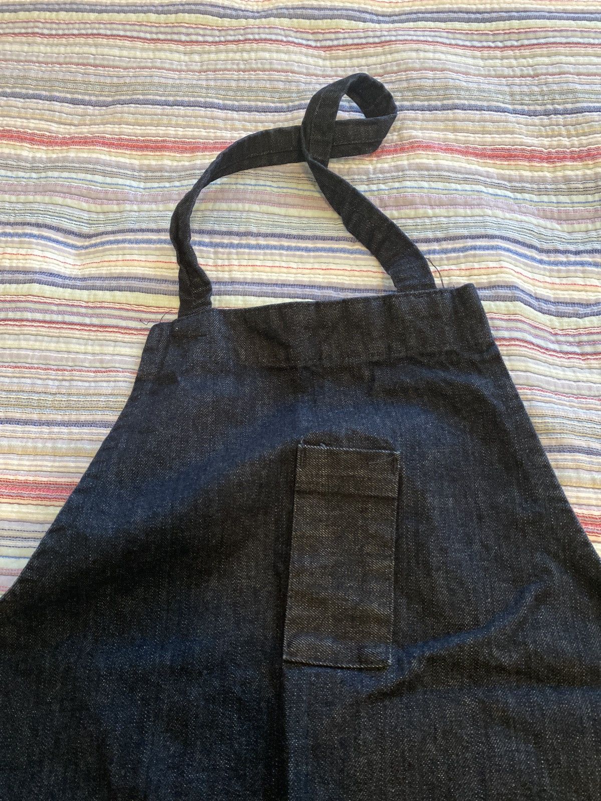 Other Indigo Denim Apron Size ONE SIZE - 3 Thumbnail
