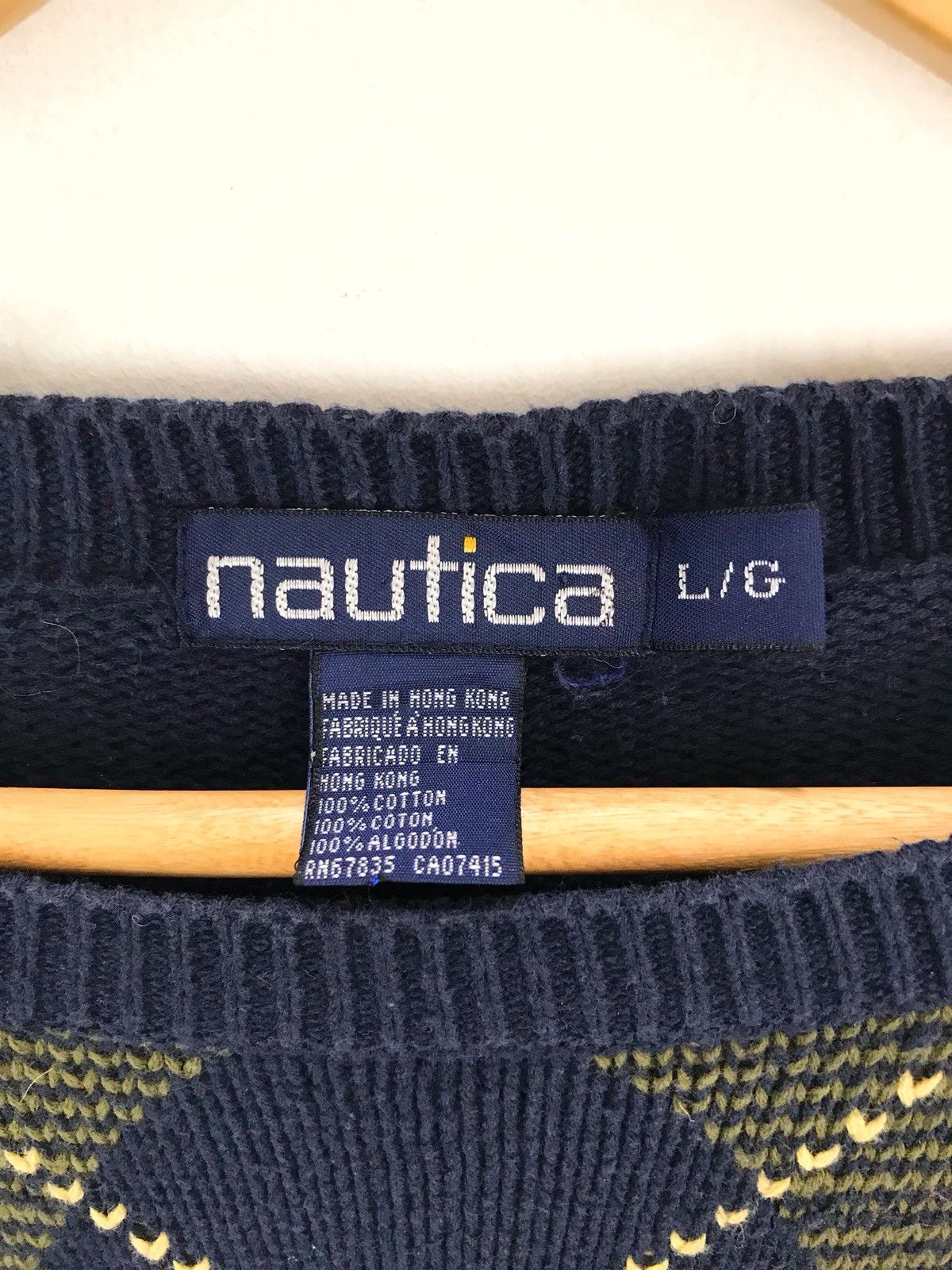 Nautica Vintage NAUTICA Cup Scotland mcmxci Knit Sweater Size US L / EU 52-54 / 3 - 5 Thumbnail