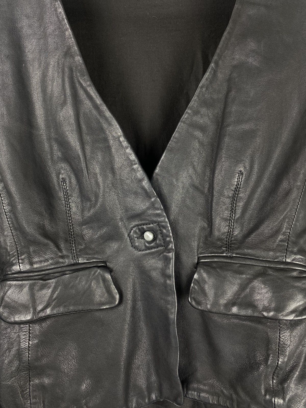 Allsaints Allsaints women’s Ashlar leather jacket size 12 black Size M / US 6-8 / IT 42-44 - 5 Thumbnail