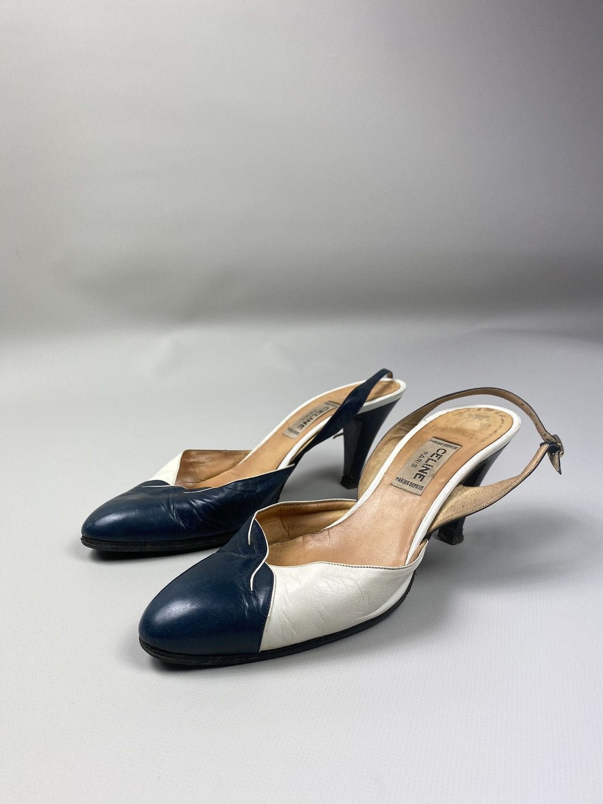 Celine vintage 80s 70s women's heels shoes size