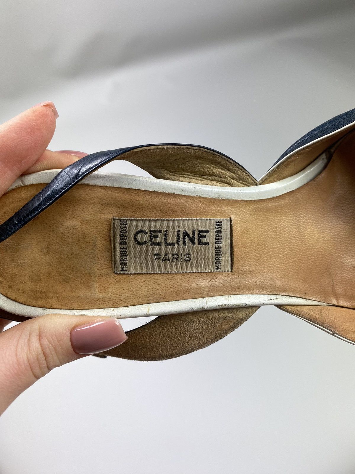 Celine × Vintage Celine vintage 80s 70s women’s heels shoes size 6 Size US 6 / IT 36 - 14 Thumbnail