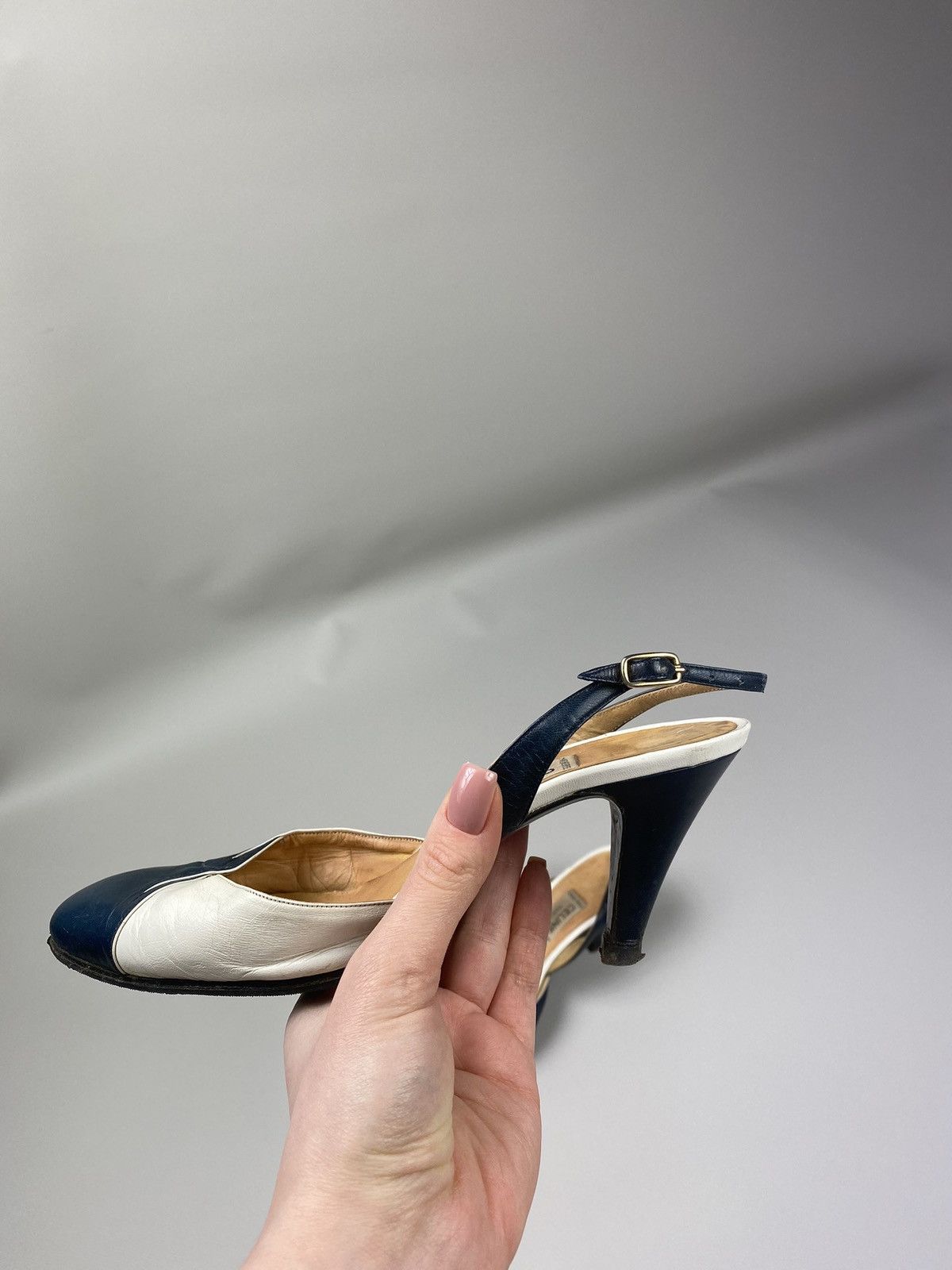 Celine × Vintage Celine vintage 80s 70s women’s heels shoes size 6 Size US 6 / IT 36 - 5 Thumbnail
