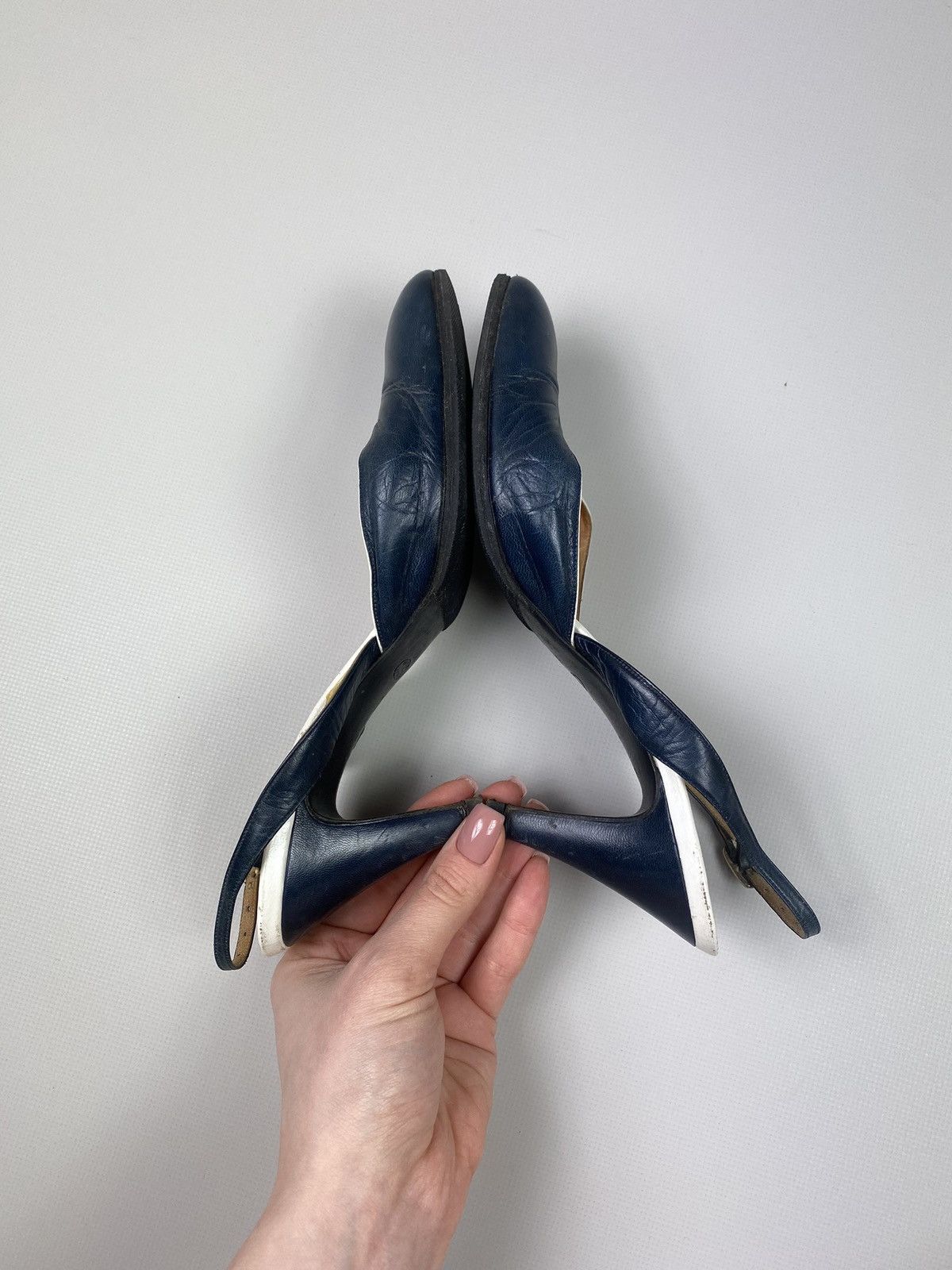 Celine × Vintage Celine vintage 80s 70s women’s heels shoes size 6 Size US 6 / IT 36 - 15 Thumbnail