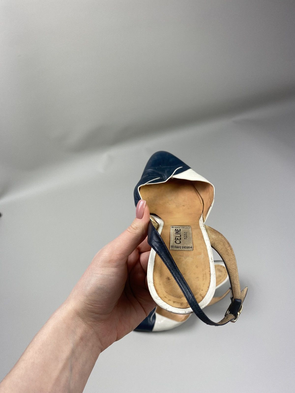 Celine × Vintage Celine vintage 80s 70s women’s heels shoes size 6 Size US 6 / IT 36 - 10 Thumbnail