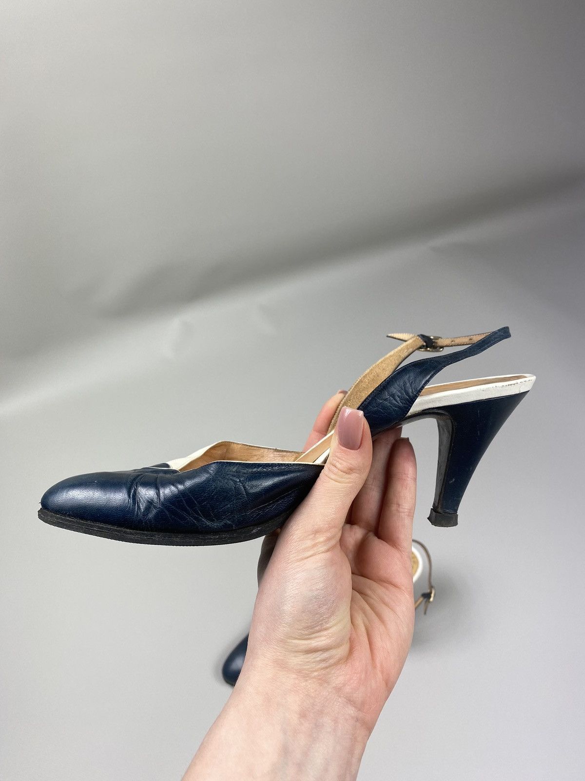 Celine × Vintage Celine vintage 80s 70s women’s heels shoes size 6 Size US 6 / IT 36 - 8 Thumbnail