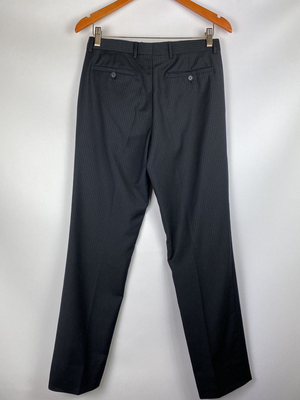 Paoloni Paoloni men’s striped wool suit blazer pants size 48 M Size 38R - 19 Thumbnail