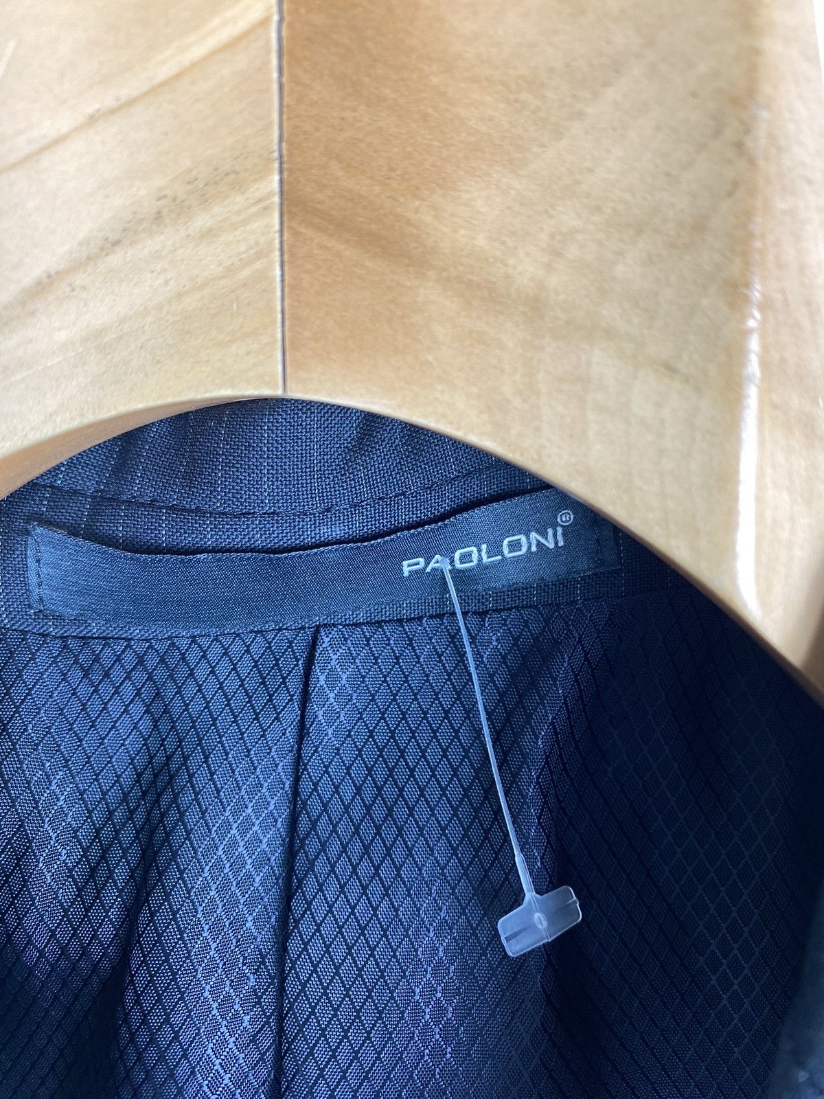 Paoloni Paoloni men’s striped wool suit blazer pants size 48 M Size 38R - 9 Thumbnail