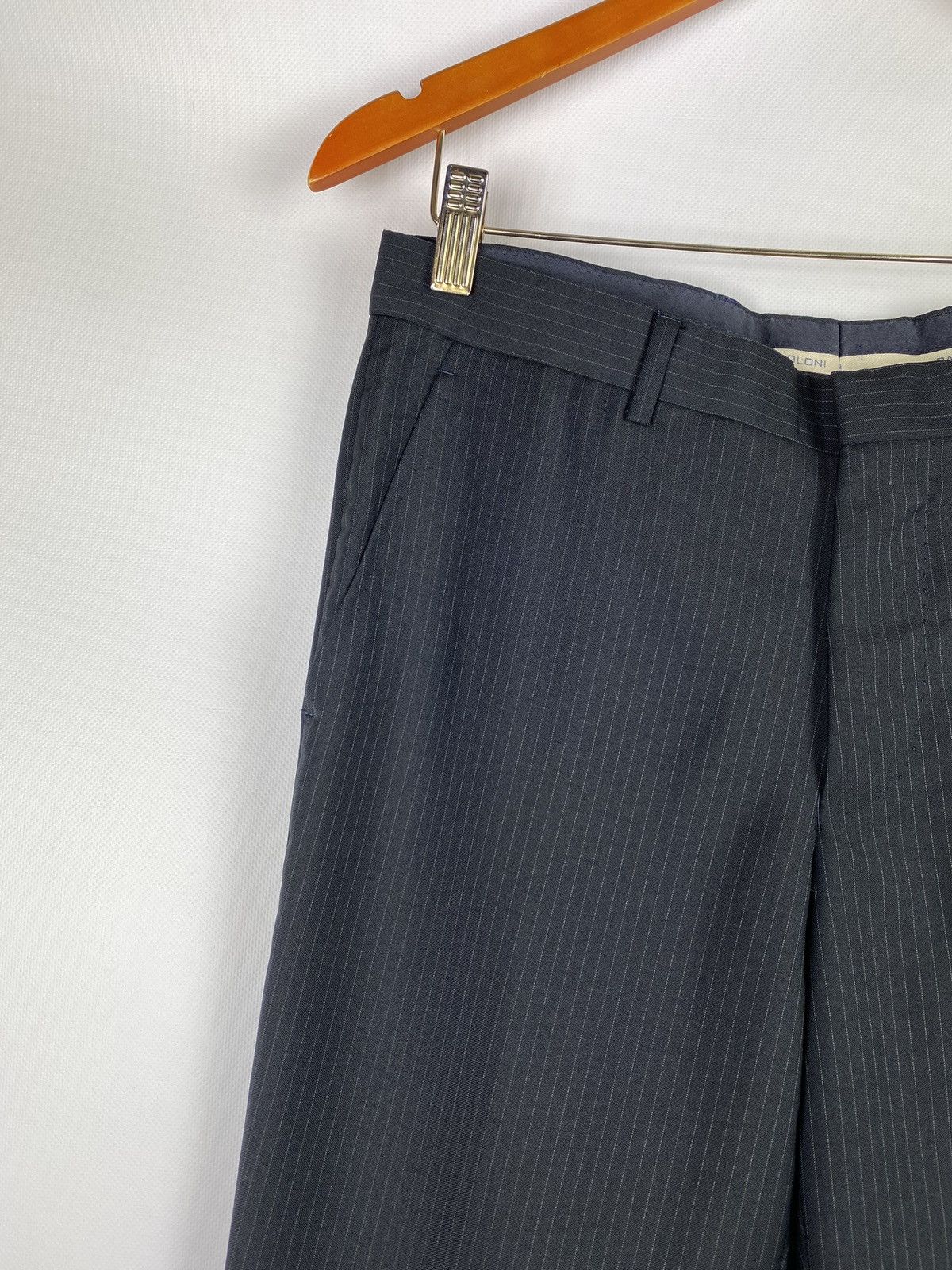 Paoloni Paoloni men’s striped wool suit blazer pants size 48 M Size 38R - 14 Thumbnail