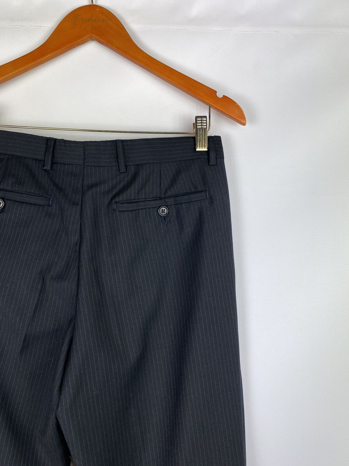 Paoloni Paoloni men’s striped wool suit blazer pants size 48 M Size 38R - 21 Thumbnail