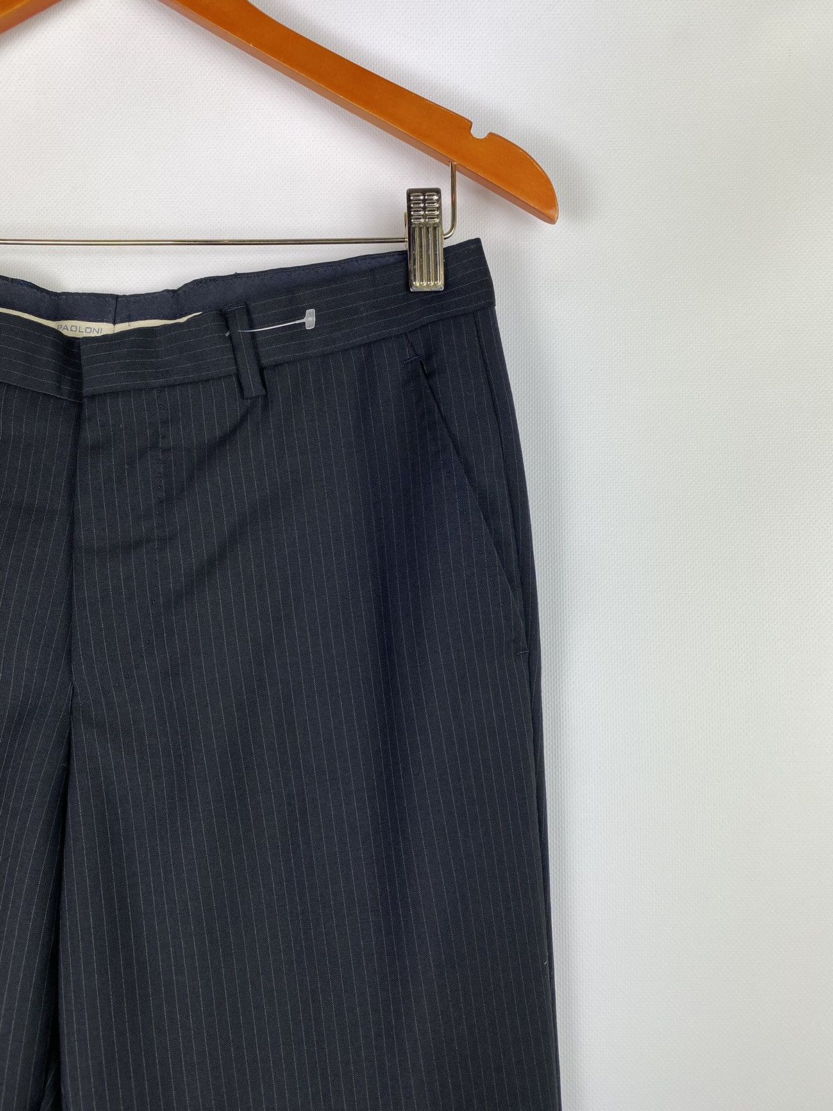 Paoloni Paoloni men’s striped wool suit blazer pants size 48 M Size 38R - 15 Thumbnail