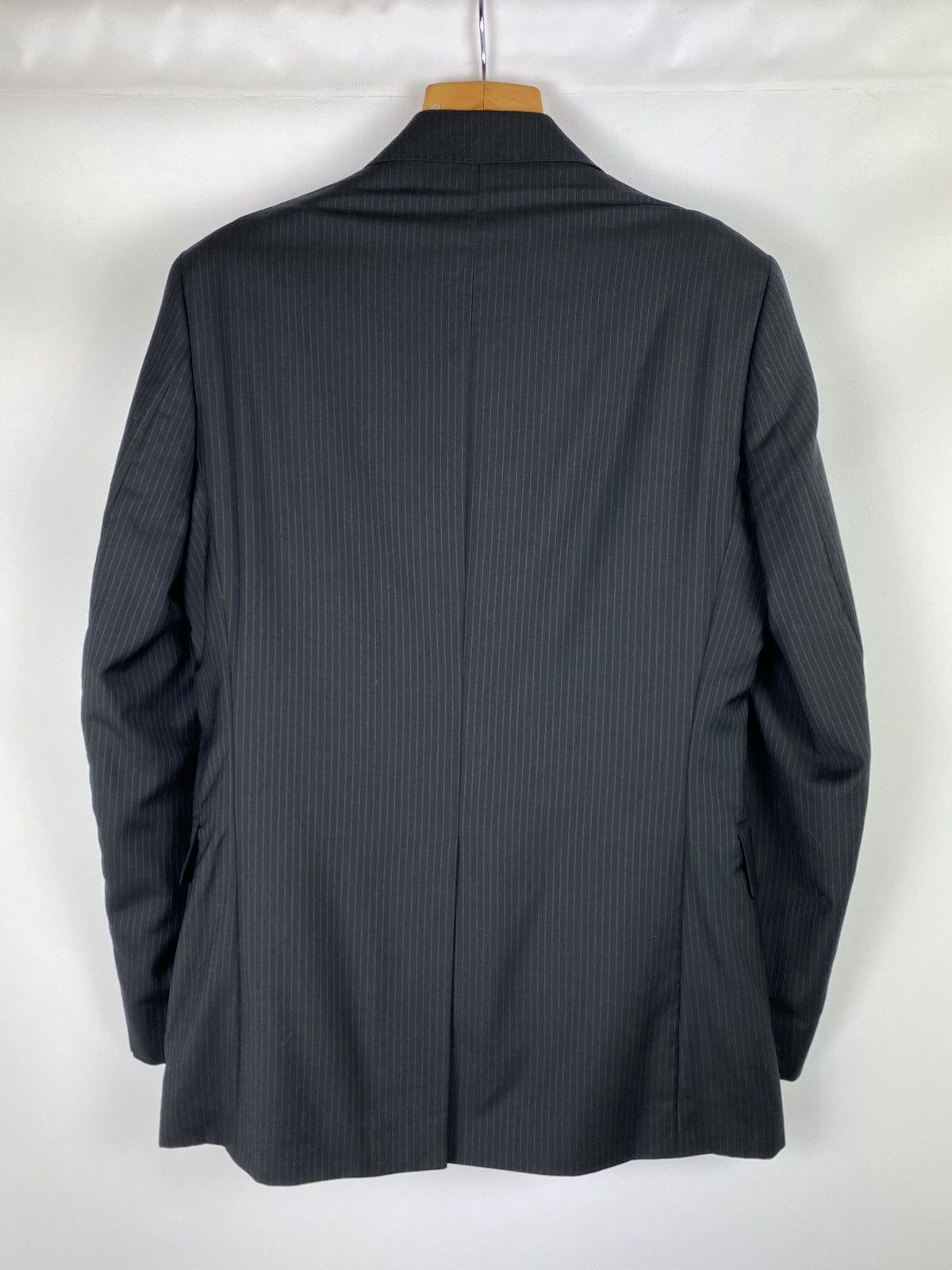 Paoloni Paoloni men’s striped wool suit blazer pants size 48 M Size 38R - 6 Thumbnail