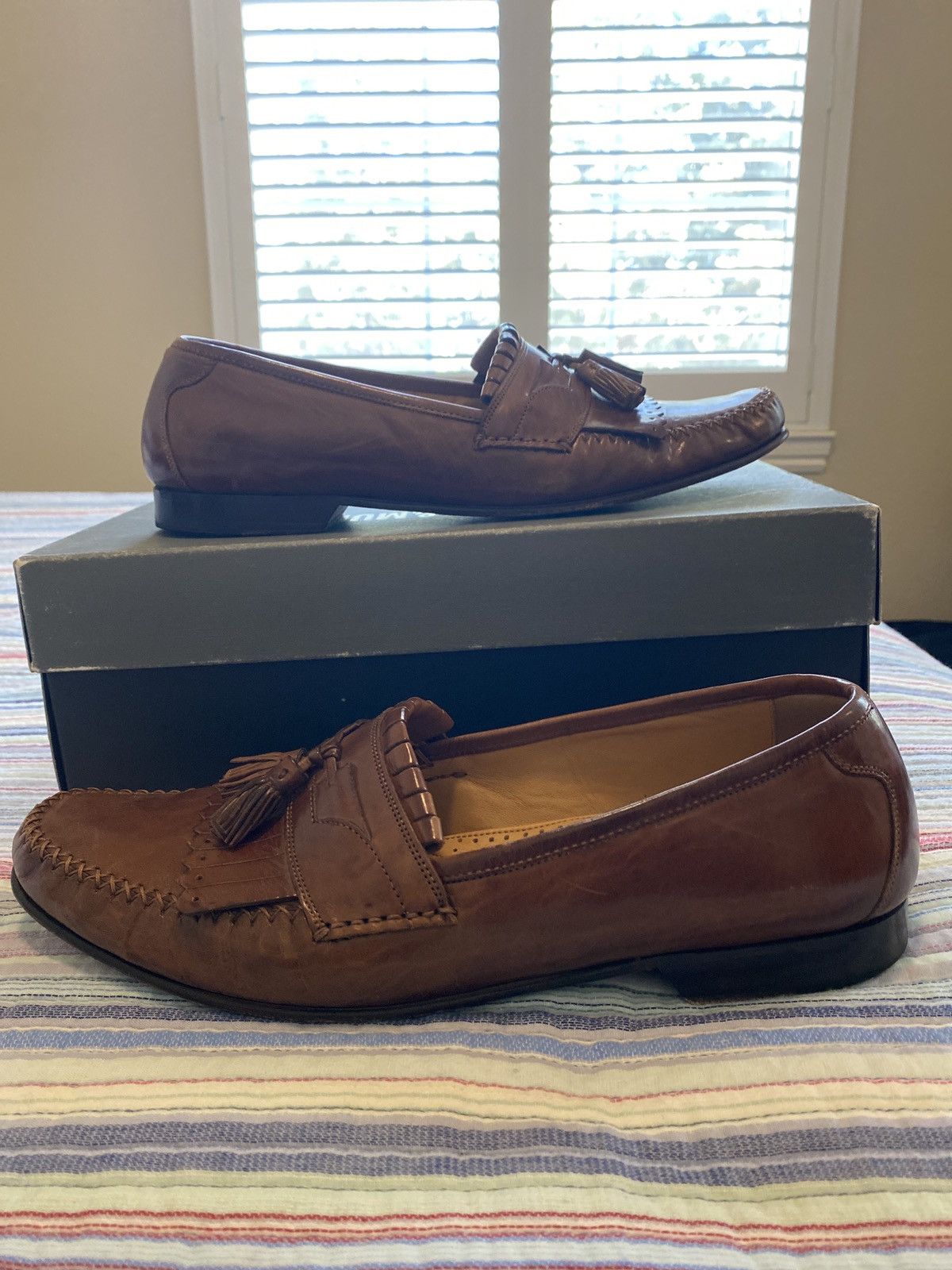 Johnston & Murphy Johnston & Murphy Breland KTSL Saddle Tan Size US 11.5 / EU 44-45 - 2 Thumbnail