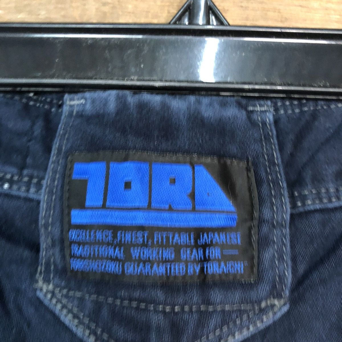 Japanese Brand × StraightFaded Tora Dark Blue Multipocket thrashed Cargo Pants #c965 Size US 28 / EU 44 - 12 Thumbnail