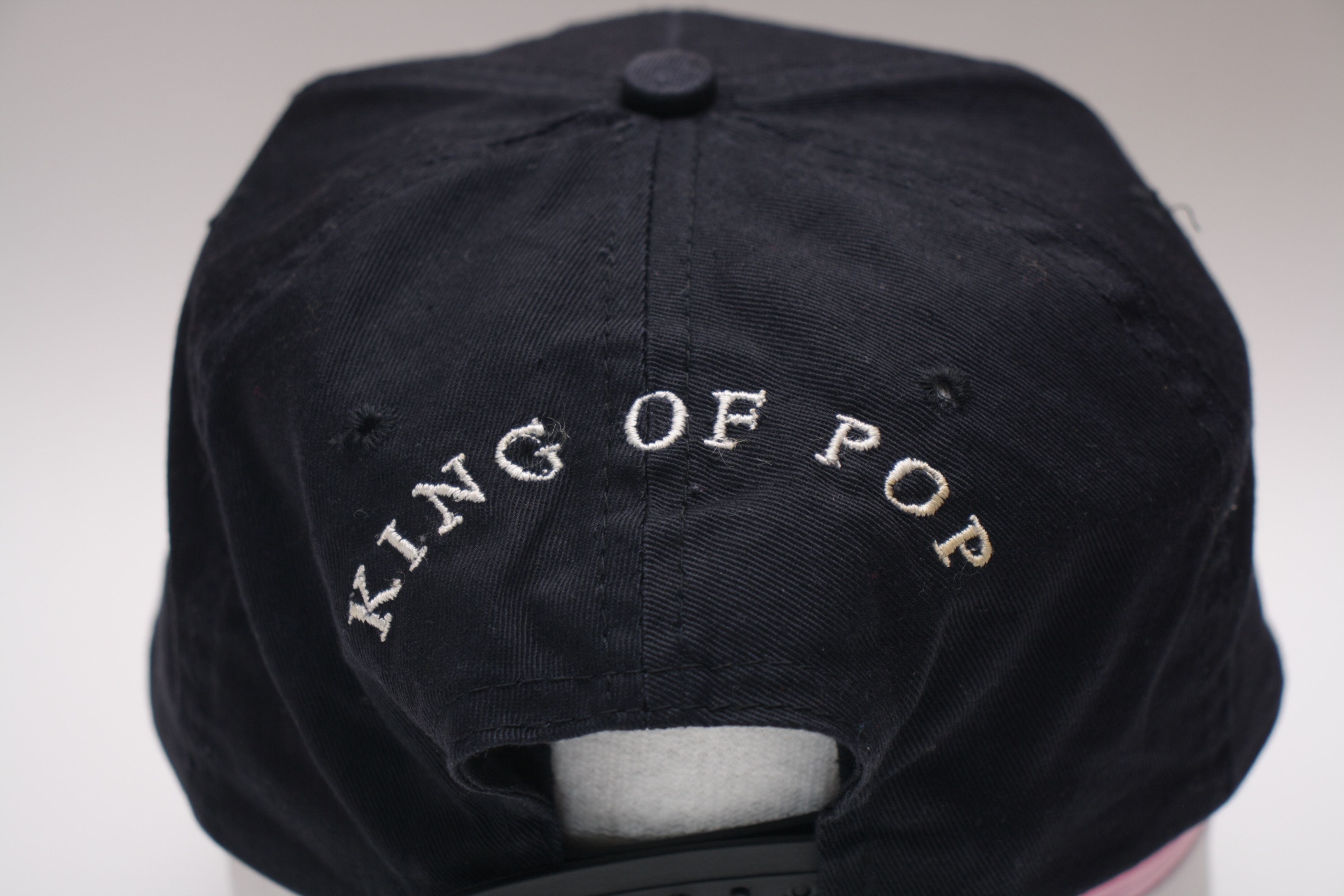 Band Tees VTG 90s Michael Jackson King of Pop History World Tour Cap Size ONE SIZE - 6 Thumbnail