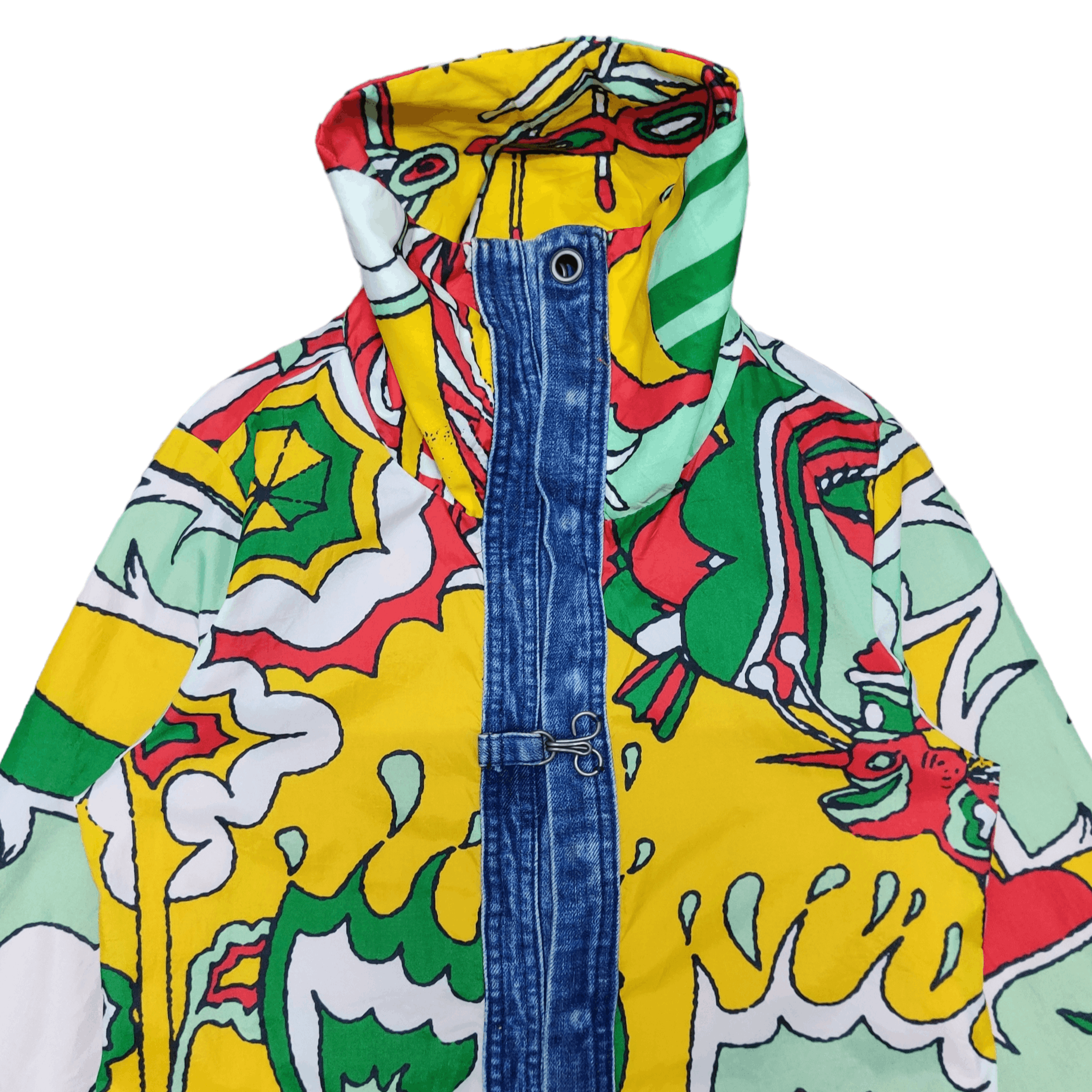 Diesel Vintage Diesel High Neck All Over Print Jacket Size S / US 4 / IT 40 - 2 Thumbnail