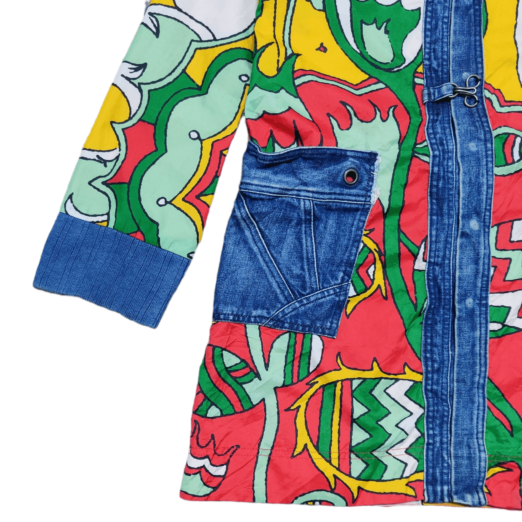 Diesel Vintage Diesel High Neck All Over Print Jacket Size S / US 4 / IT 40 - 3 Thumbnail