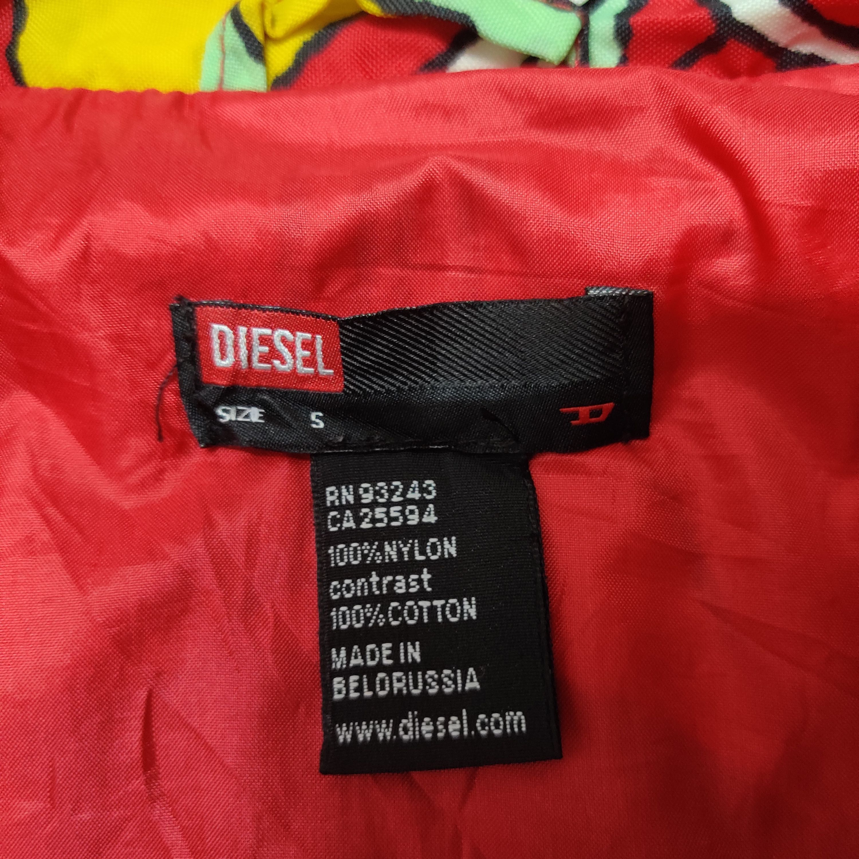 Diesel Vintage Diesel High Neck All Over Print Jacket Size S / US 4 / IT 40 - 9 Thumbnail