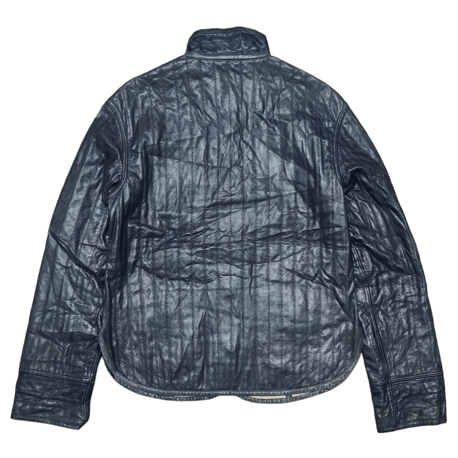 Salvatore Ferragamo Vintage Salvatore Ferragamo Leather Reversible Jacket Size US S / EU 44-46 / 1 - 8 Thumbnail