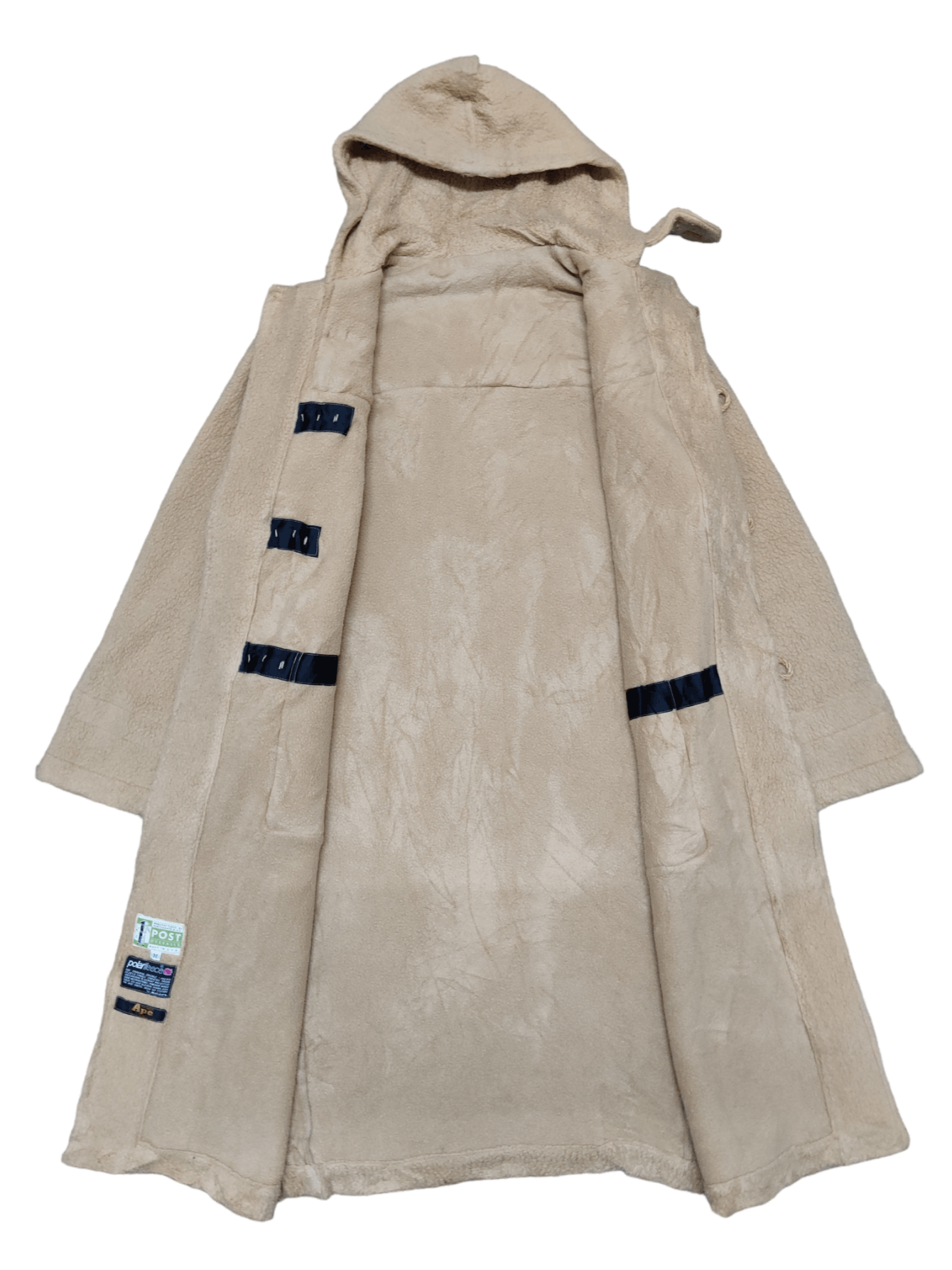 Bape Vintage Post Overalls x Bape x Polar Fleece Duffle Coat Size US M / EU 48-50 / 2 - 7 Thumbnail