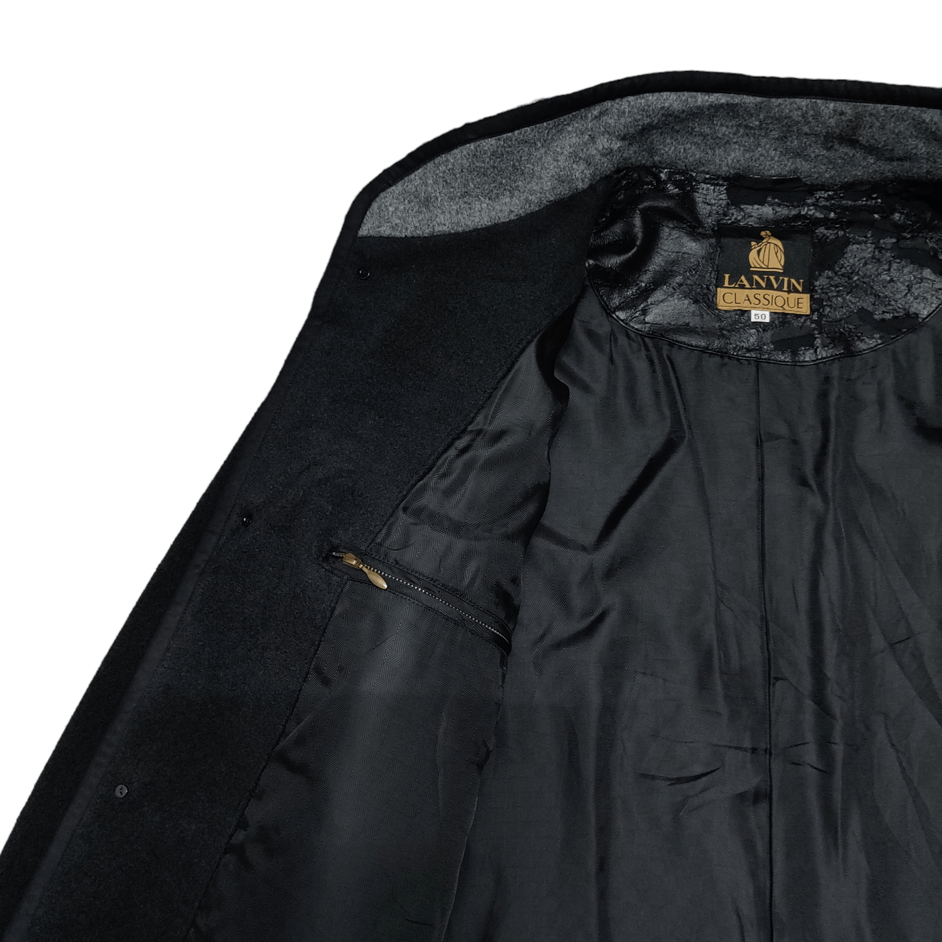 Lanvin Vintage Lanvin Classique Wool Coat Size US L / EU 52-54 / 3 - 6 Thumbnail
