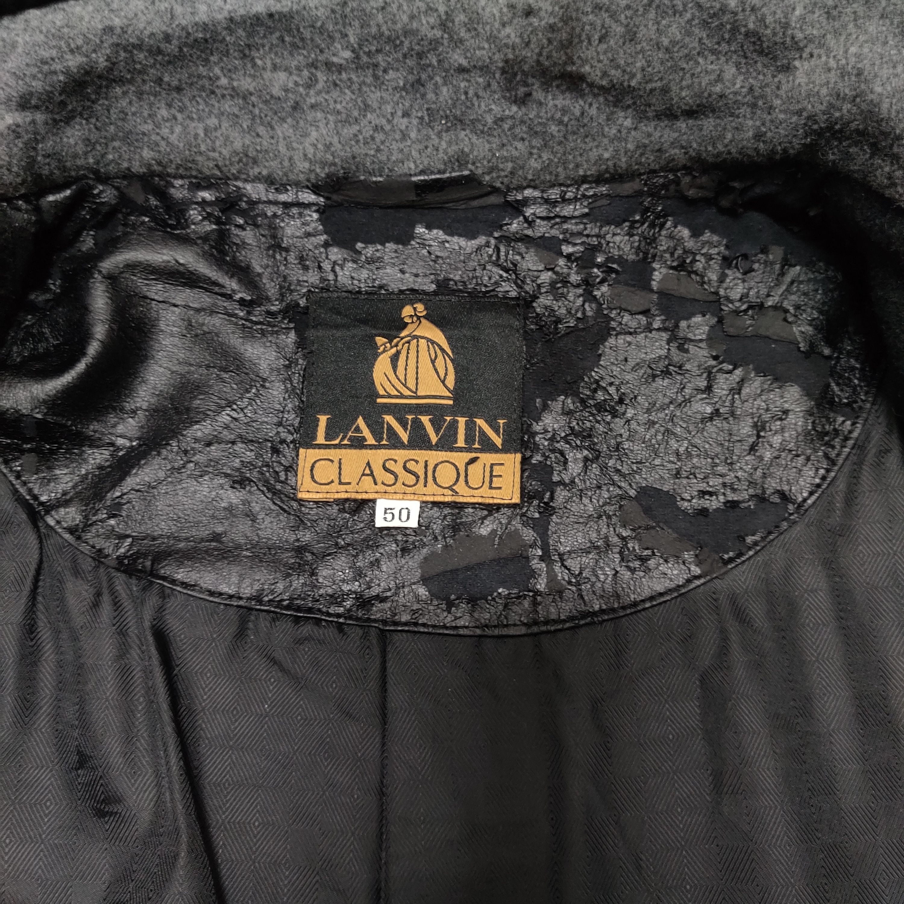 Lanvin Vintage Lanvin Classique Wool Coat Size US L / EU 52-54 / 3 - 8 Thumbnail