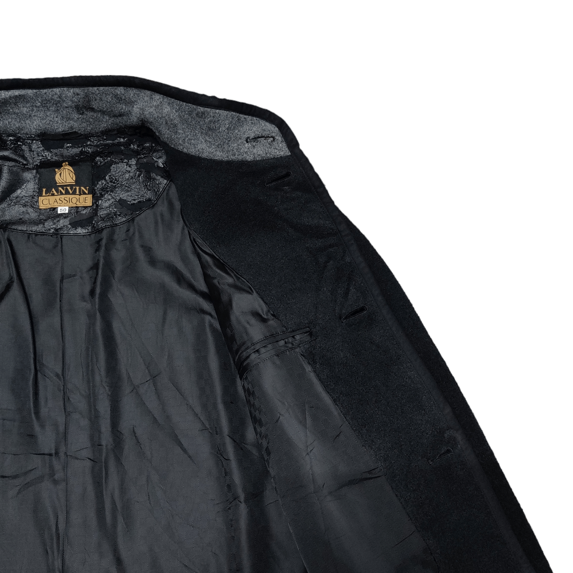 Lanvin Vintage Lanvin Classique Wool Coat Size US L / EU 52-54 / 3 - 7 Thumbnail
