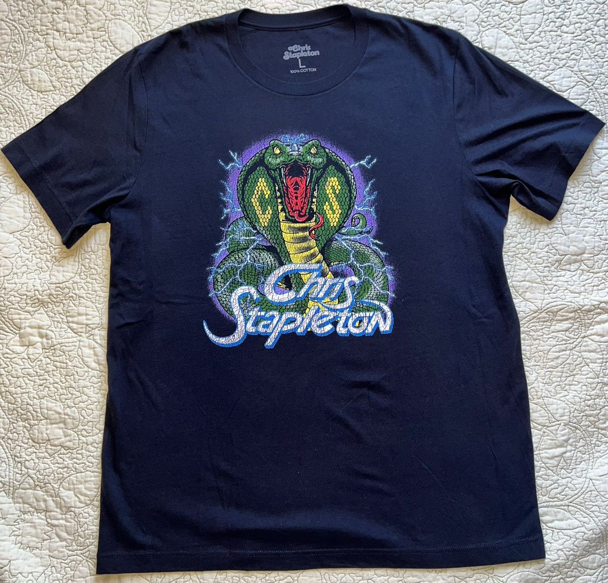 Band Tees Chris Stapleton T-shirt (Rare) Size US L / EU 52-54 / 3 - 1 Thumbnail