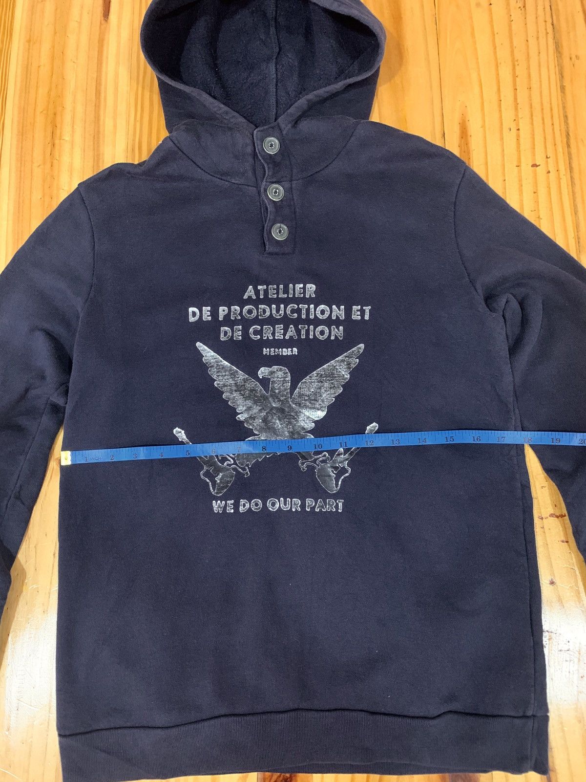 A.P.C. APC “Atelier De Production Et De Creation” Logo Hoodie Size US XS / EU 42 / 0 - 11 Thumbnail