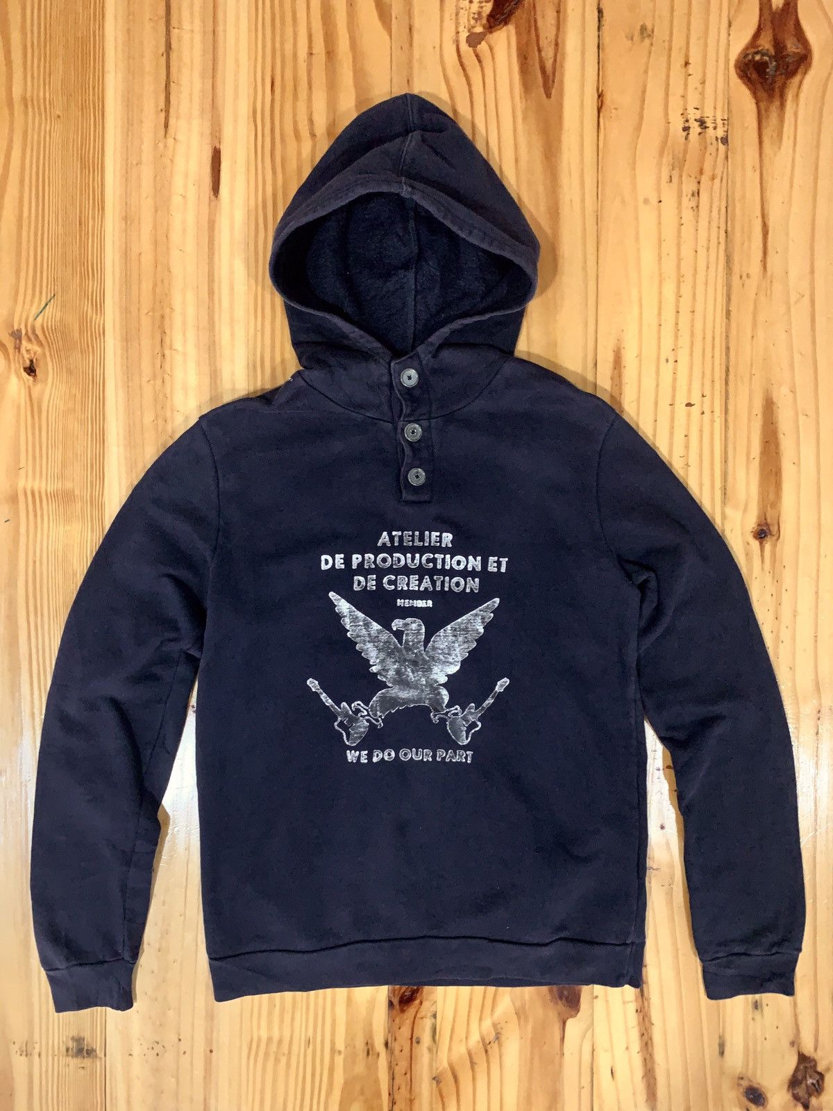 A.P.C. APC “Atelier De Production Et De Creation” Logo Hoodie Size US XS / EU 42 / 0 - 9 Thumbnail