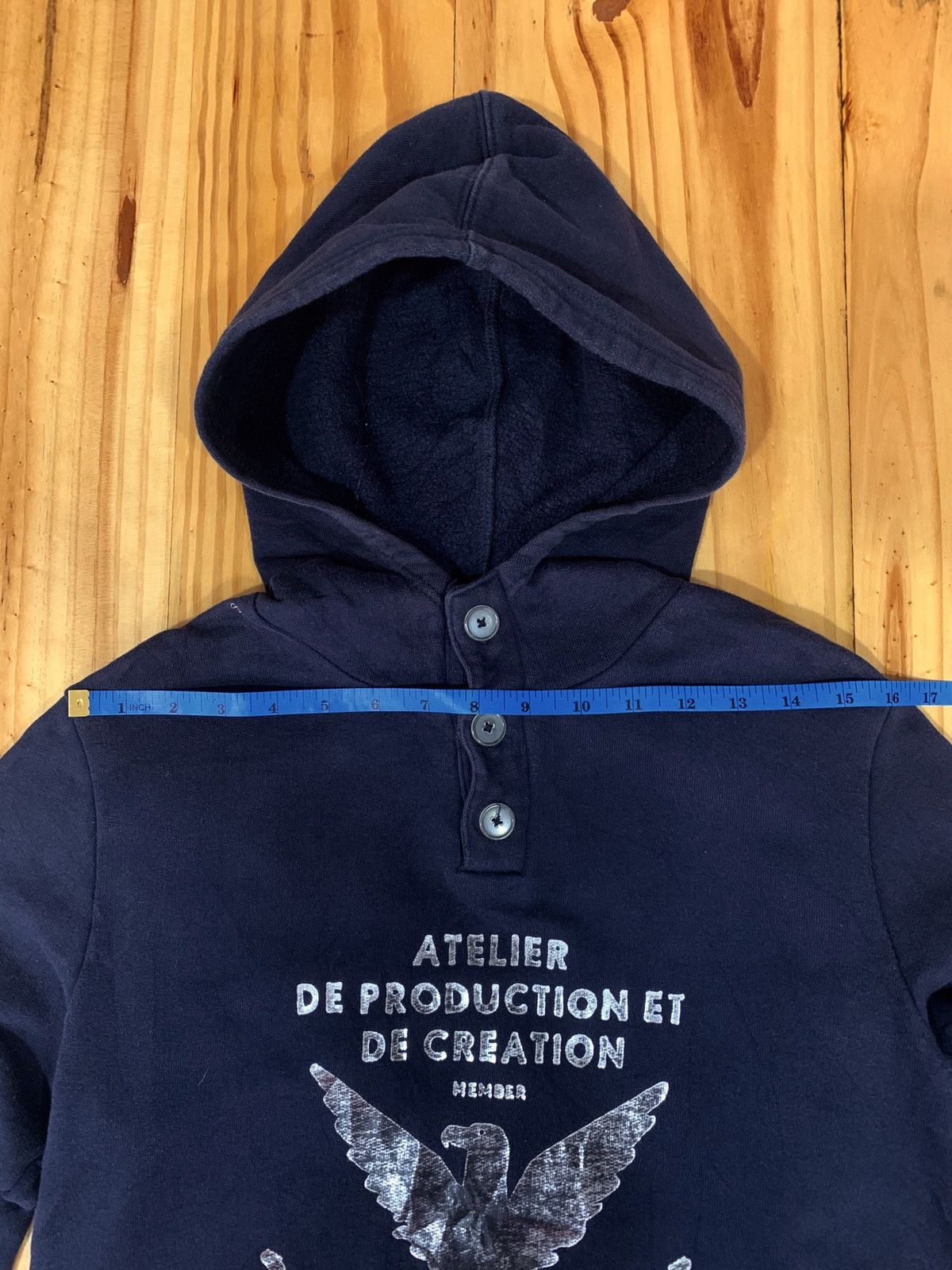 A.P.C. APC “Atelier De Production Et De Creation” Logo Hoodie Size US XS / EU 42 / 0 - 13 Thumbnail
