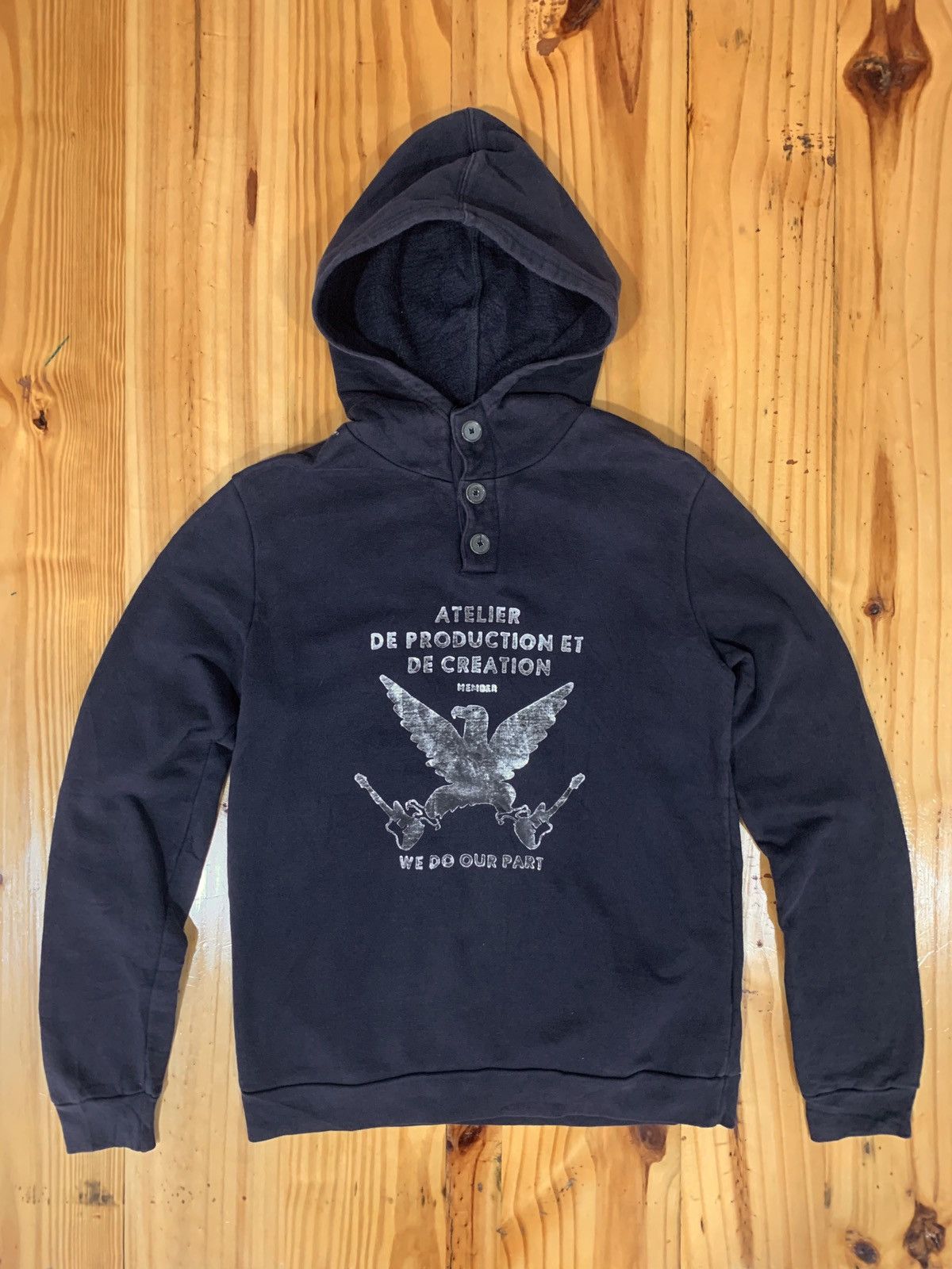 A.P.C. APC “Atelier De Production Et De Creation” Logo Hoodie Size US XS / EU 42 / 0 - 8 Thumbnail
