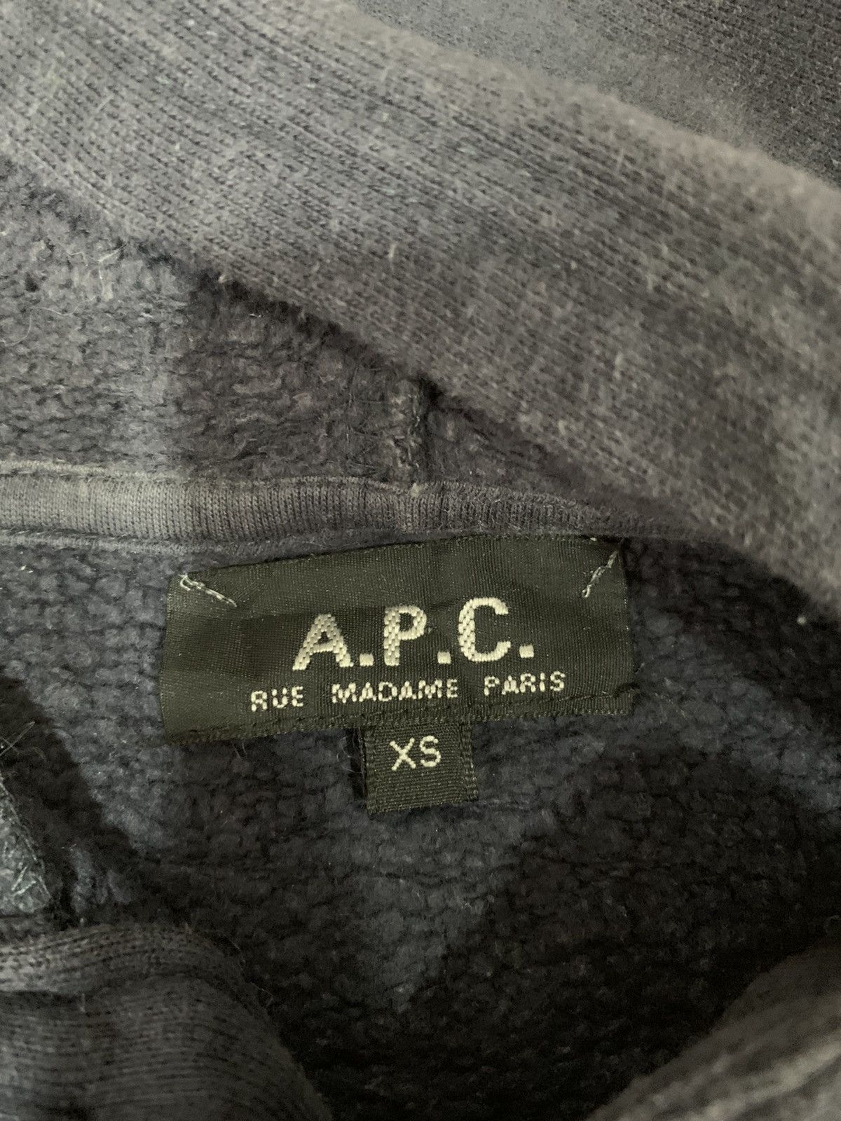 A.P.C. APC “Atelier De Production Et De Creation” Logo Hoodie Size US XS / EU 42 / 0 - 17 Thumbnail